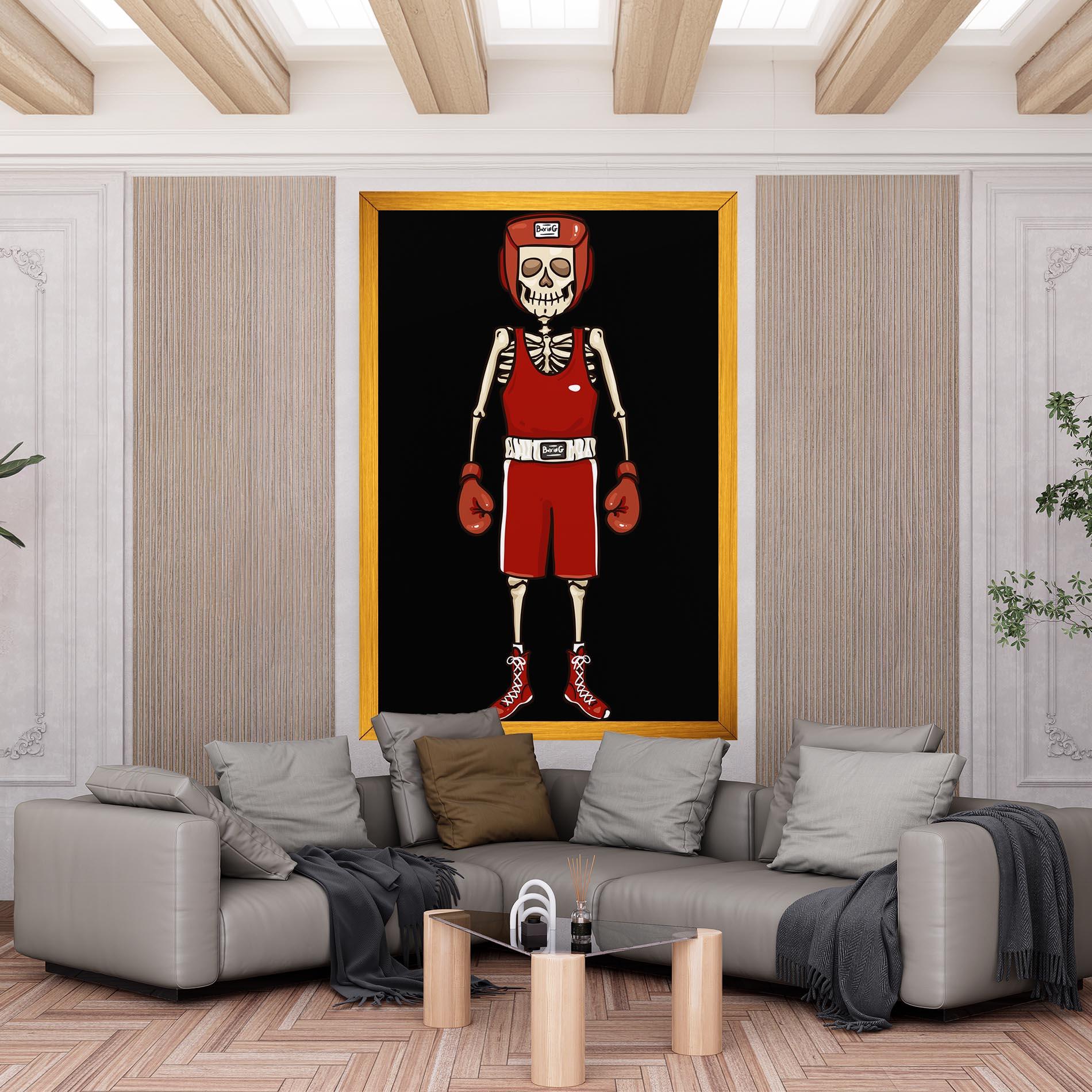 Leinwandbild Bones Box mockup 6