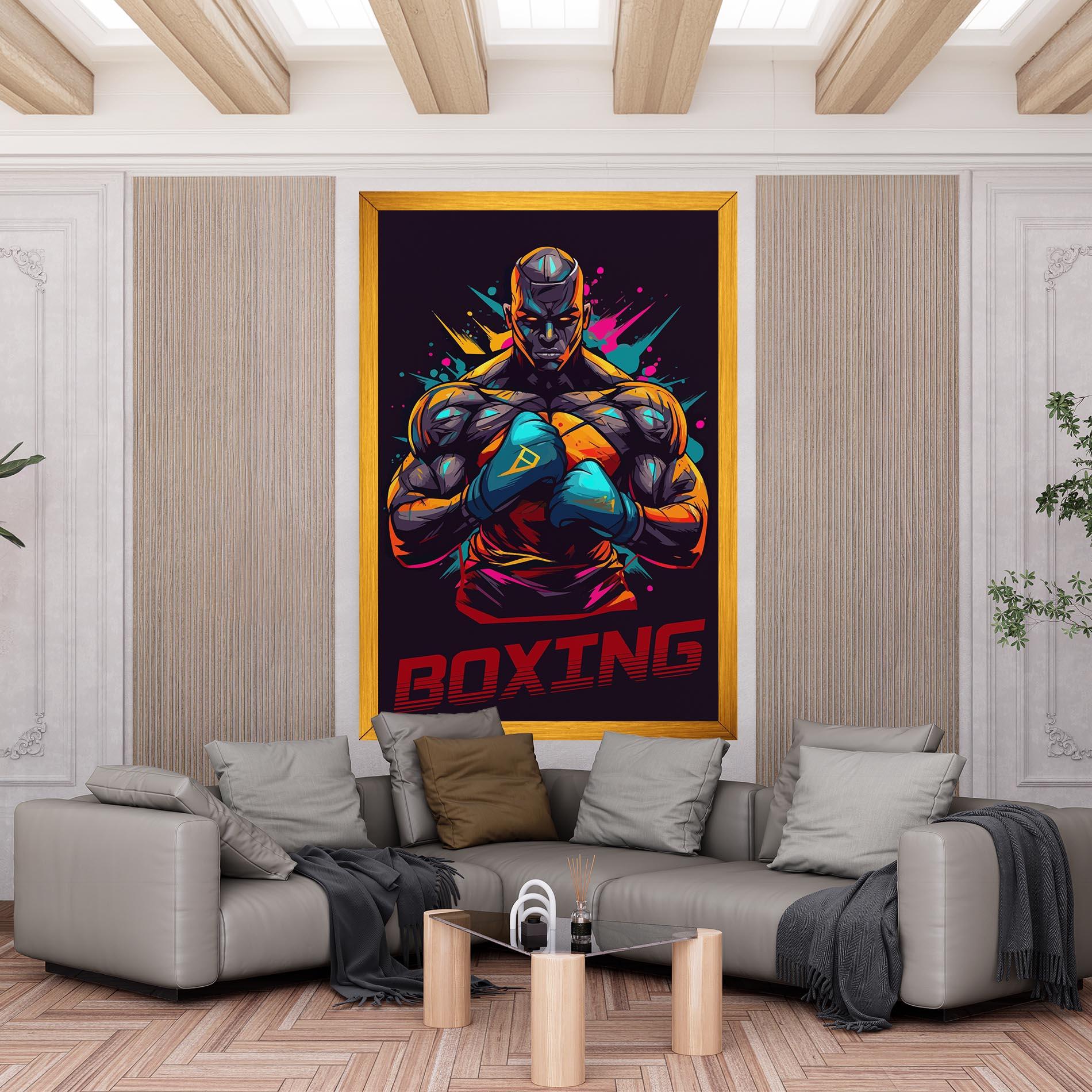 Leinwandbild Boxing Strong mockup 6