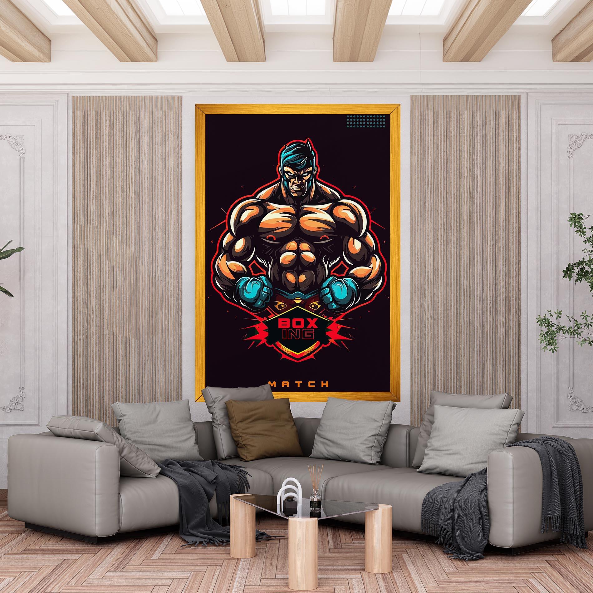 Leinwandbild Light Blue Gloves mockup 6