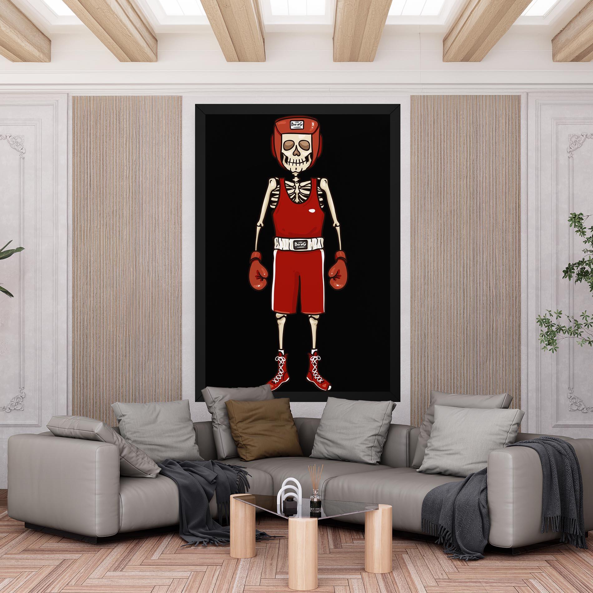 Leinwandbild Bones Box mockup 6