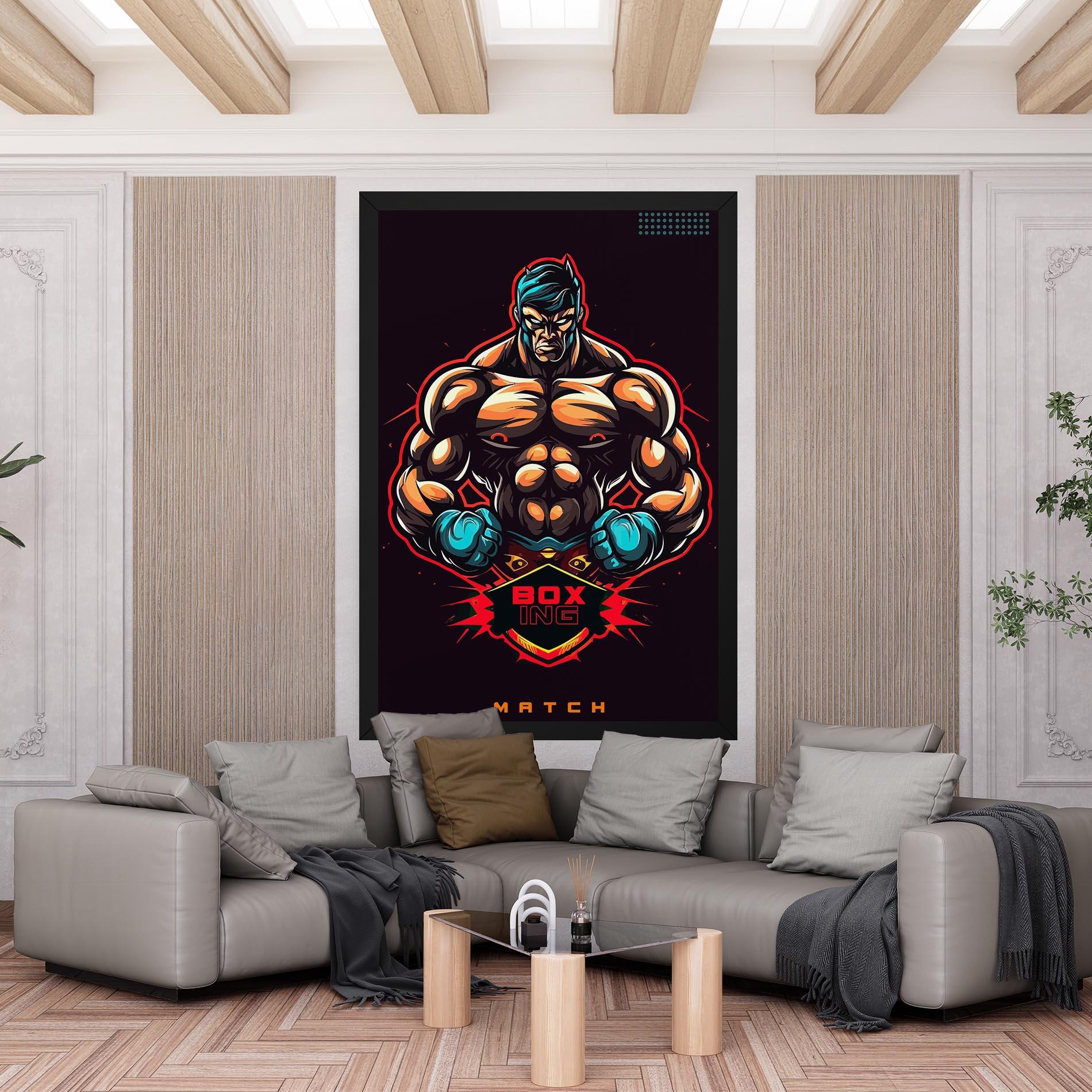 Leinwandbild Light Blue Gloves mockup 6