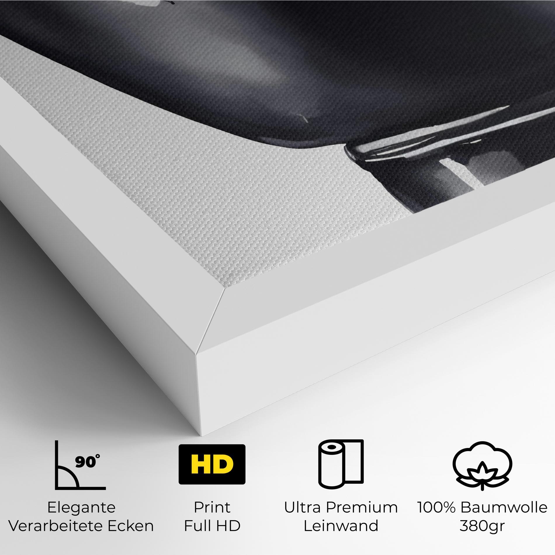 Leinwandbild Black Box Glove mockup 4