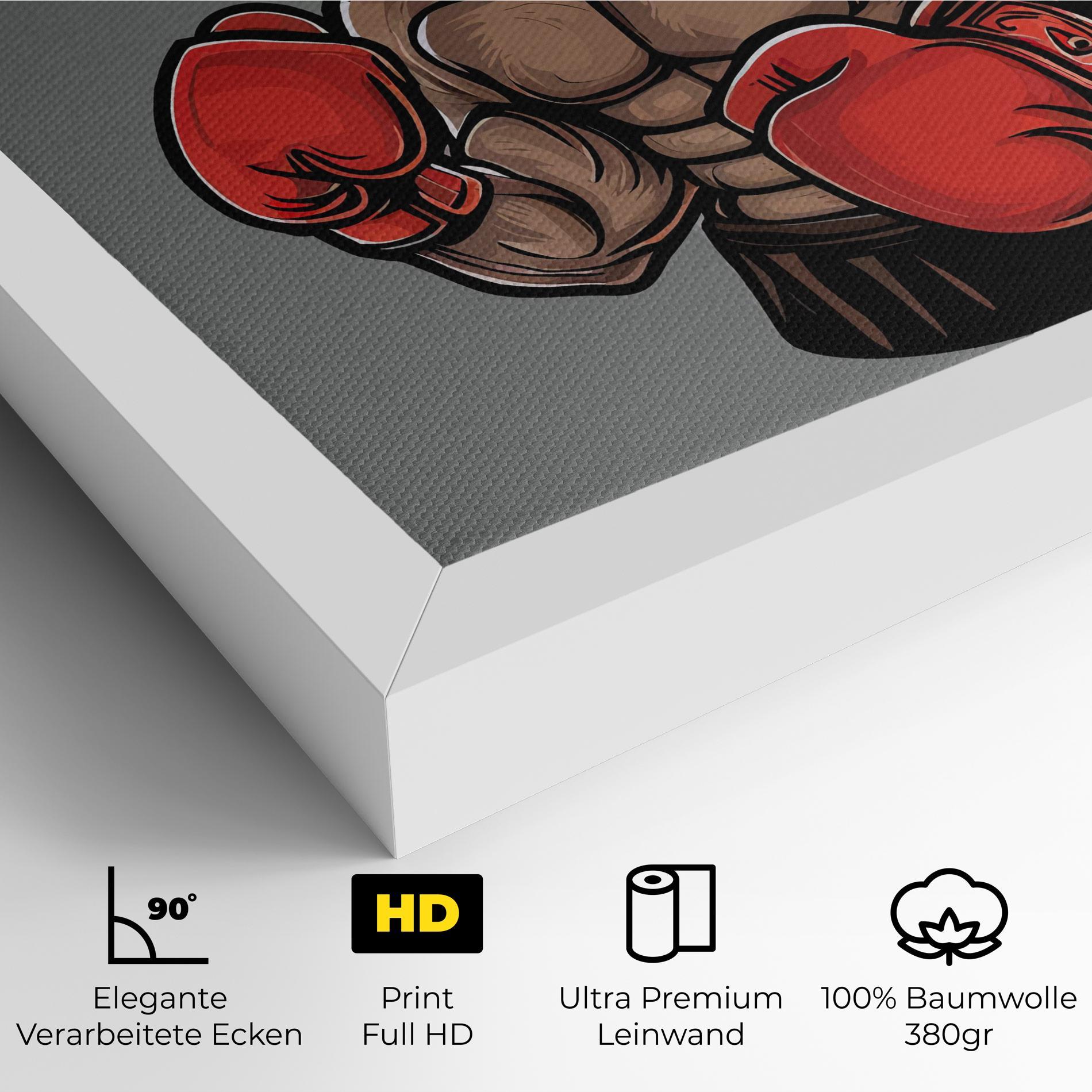 Leinwandbild Boxer Dog mockup 4