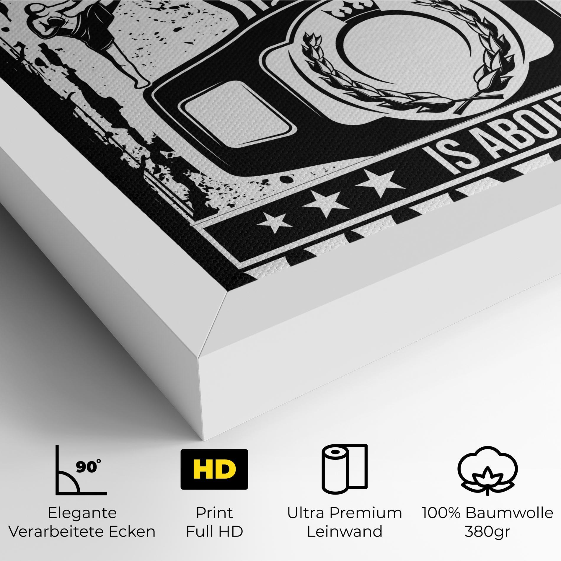 Leinwandbild Boxing Hunger mockup 4