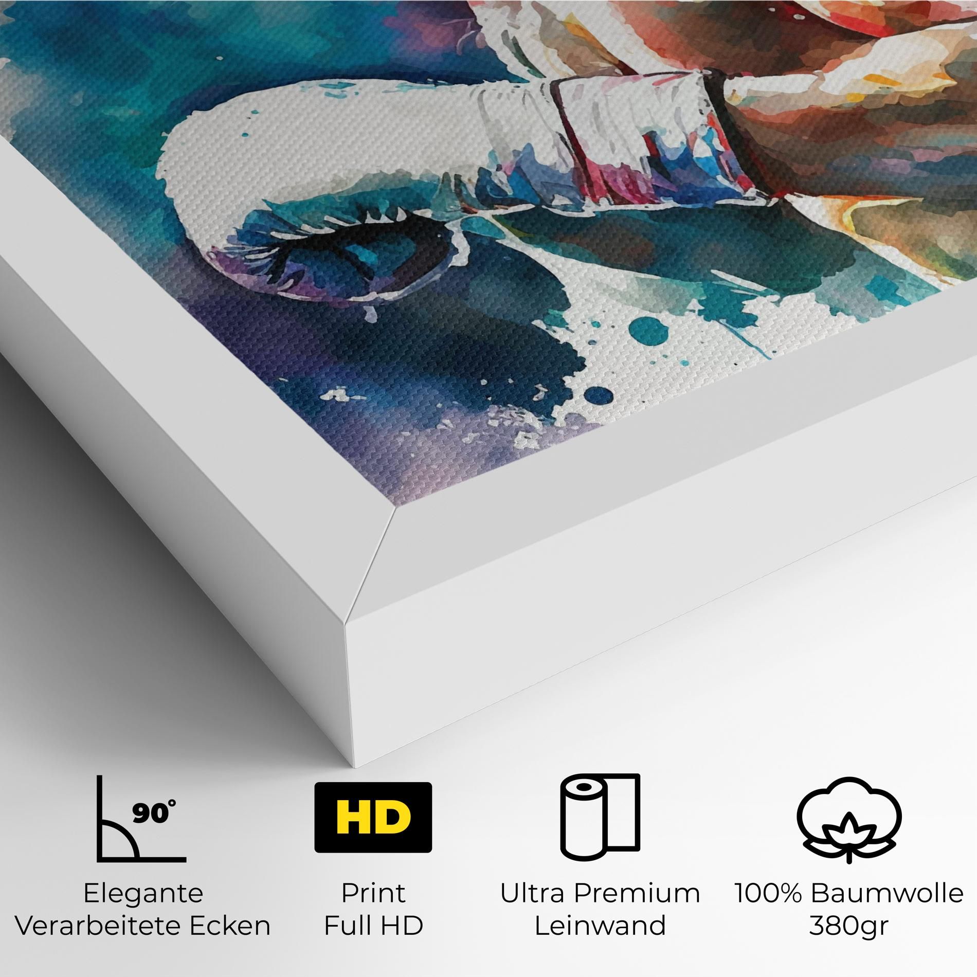 Boxing Red Blue mockup 4