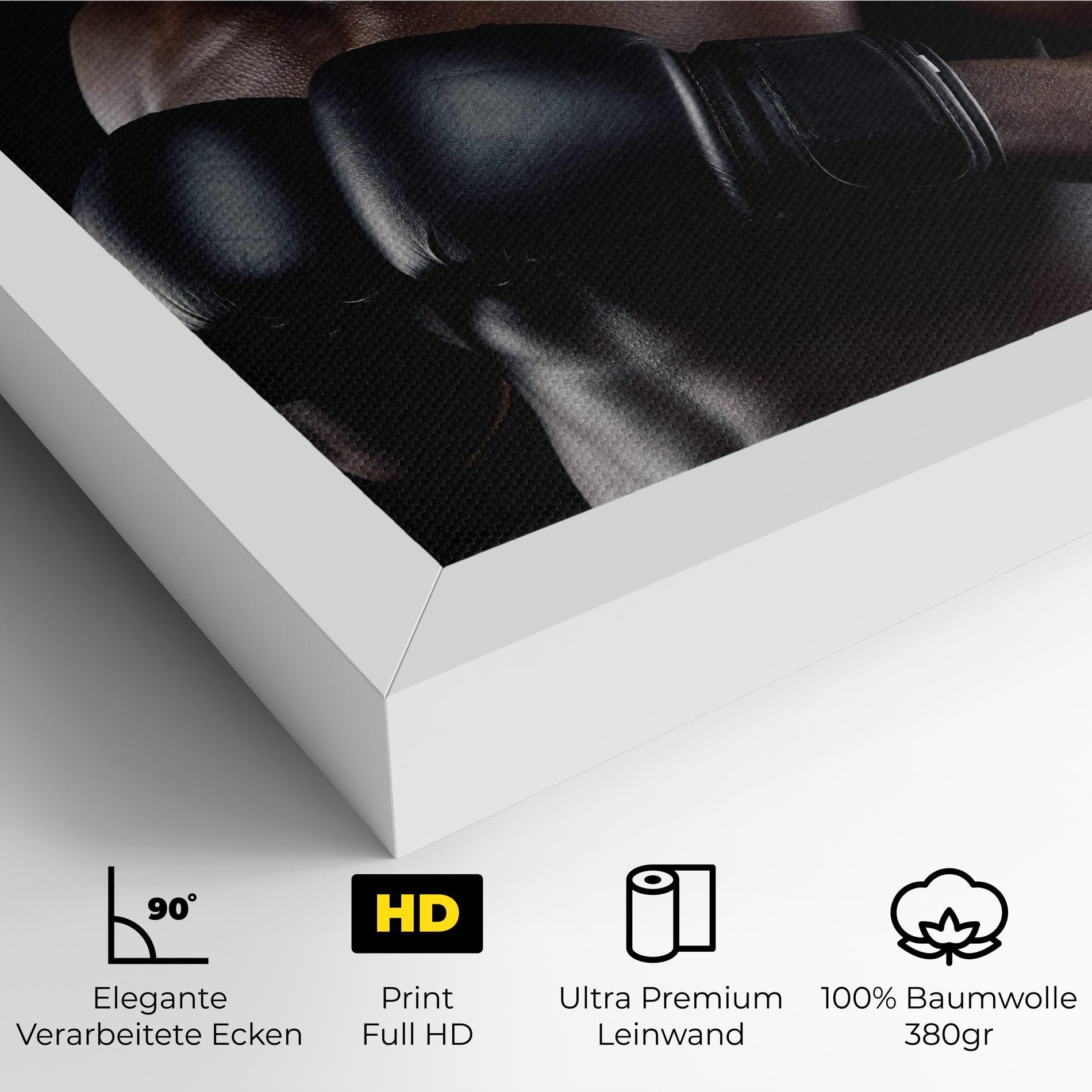 Leinwandbild Powerful Fighter mockup 4