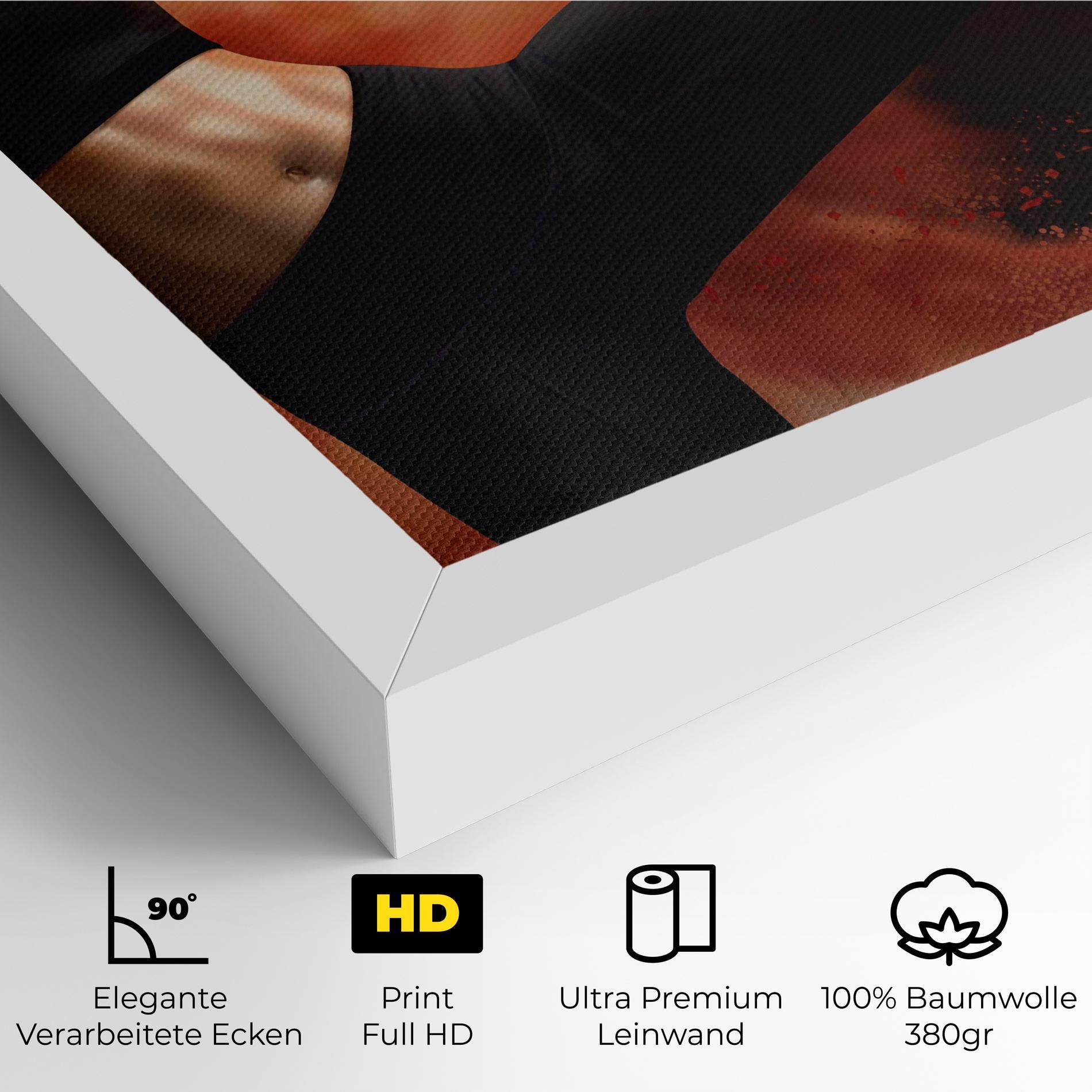 Leinwandbild Woman Box mockup 4
