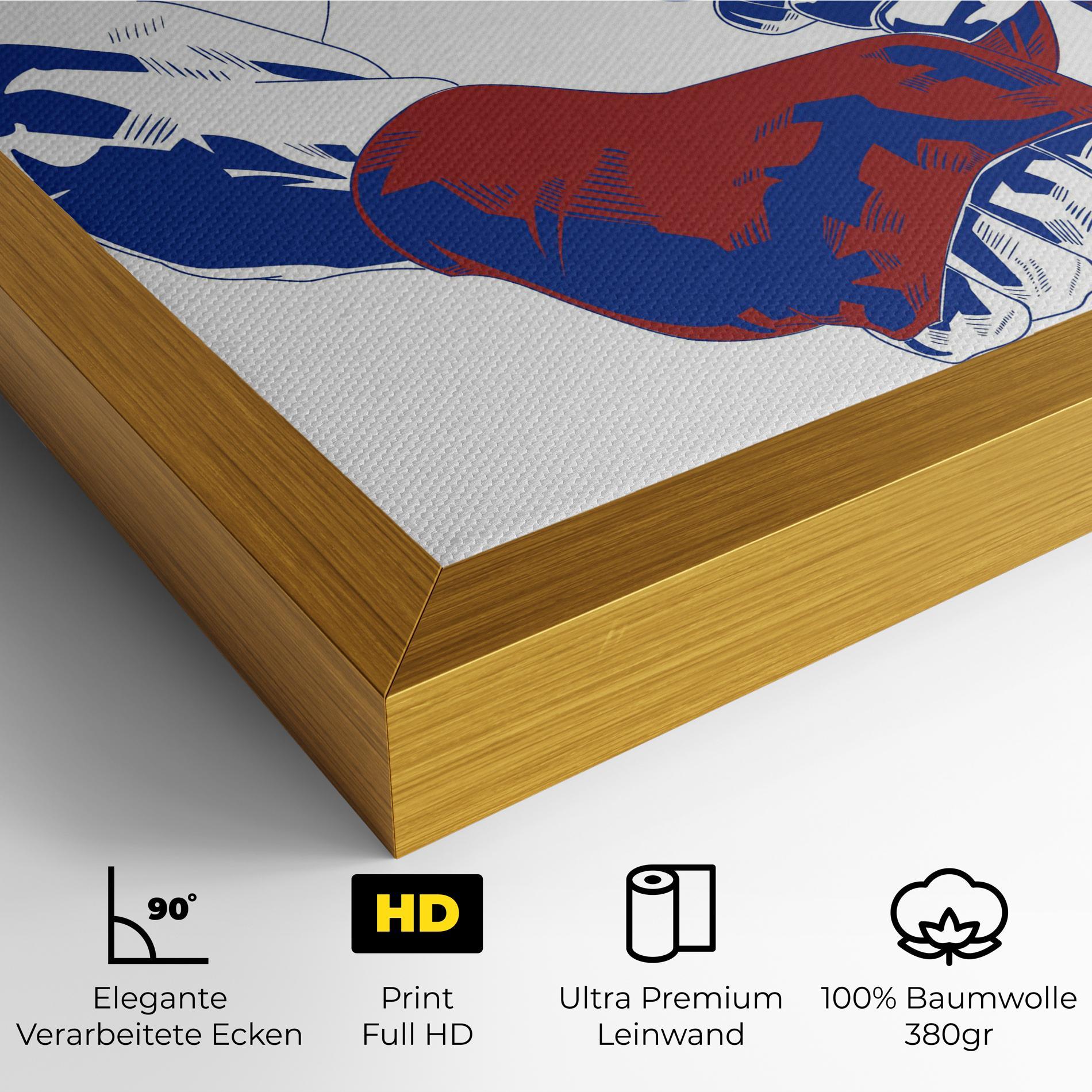 Leinwandbild Box Preparing mockup 4