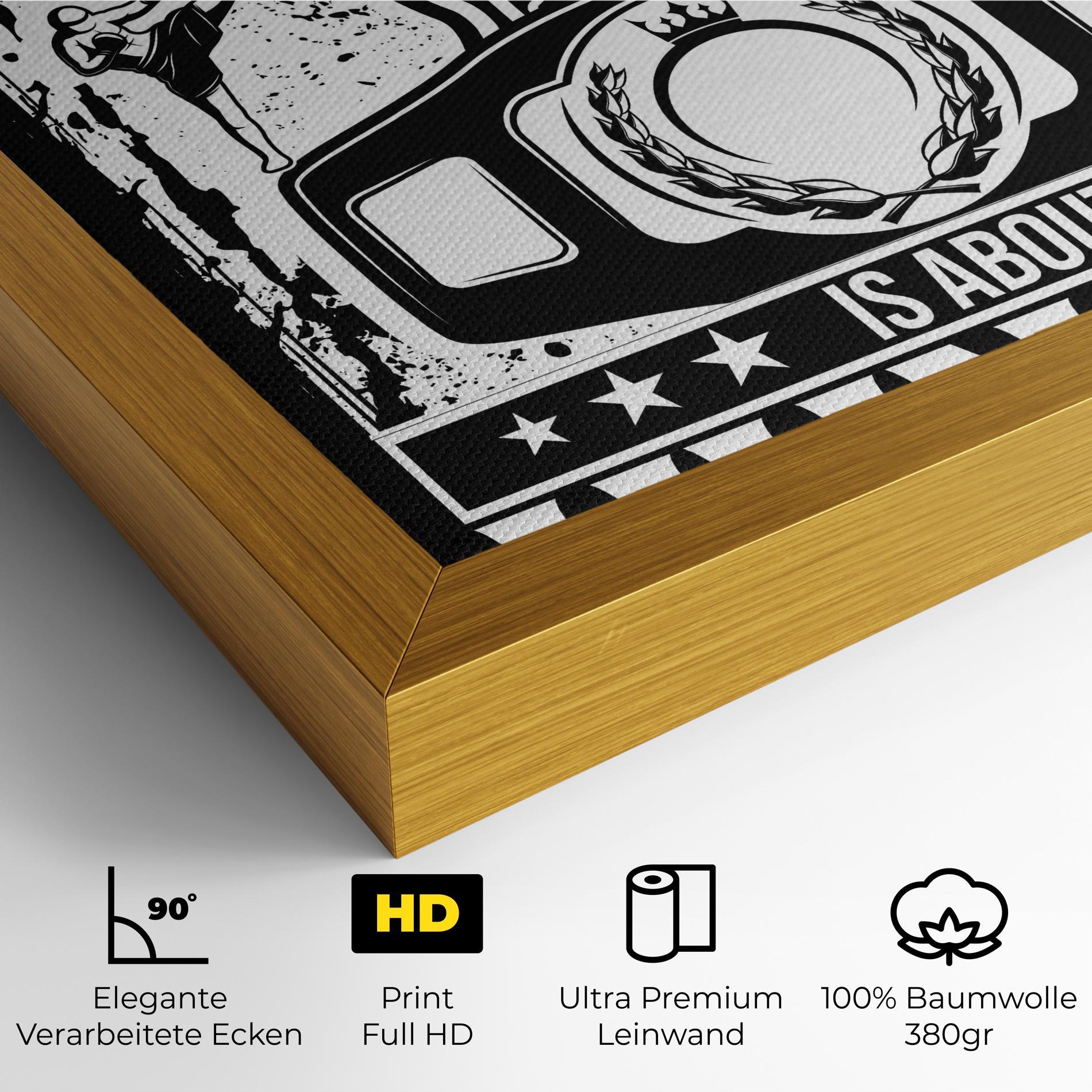Leinwandbild Boxing Hunger mockup 4