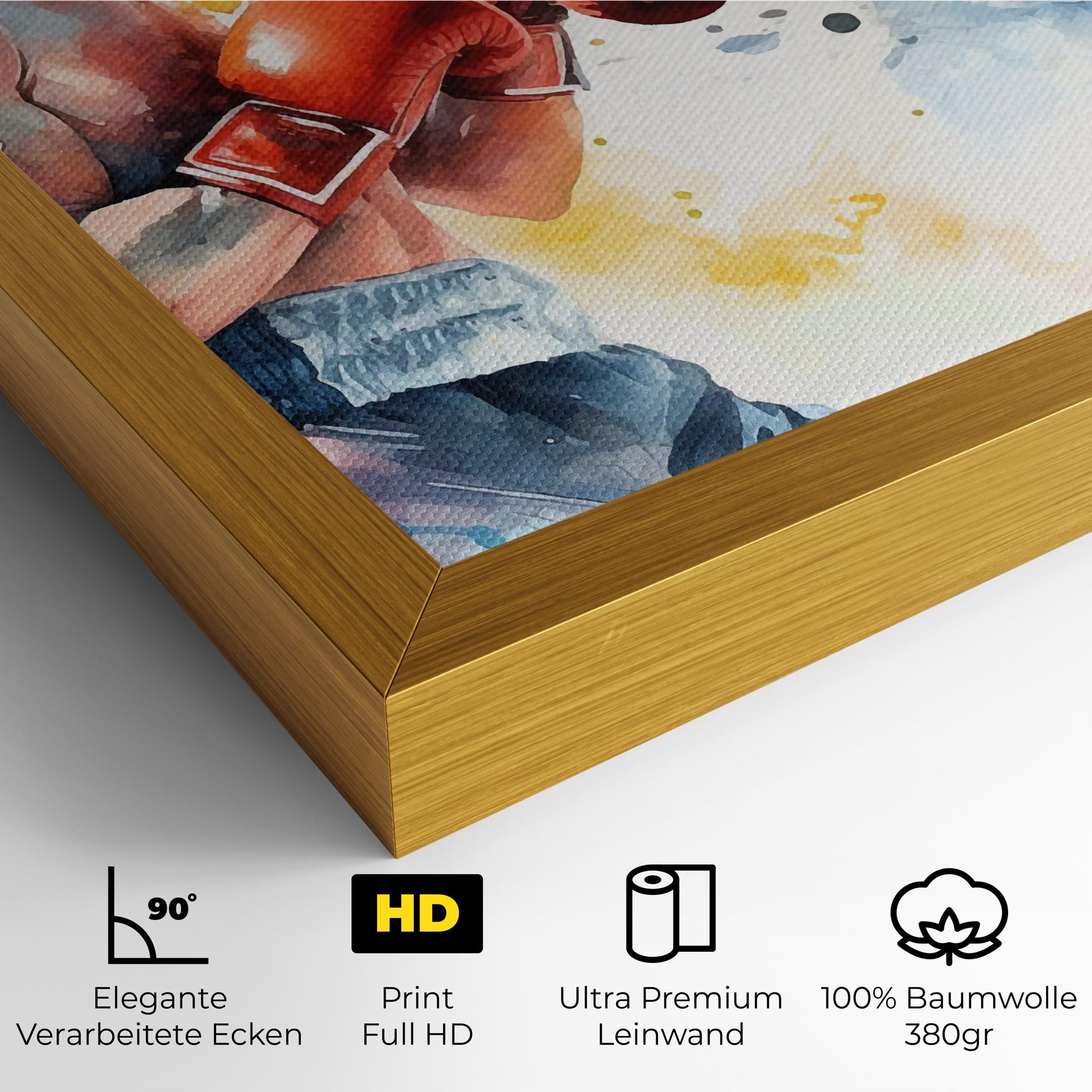Boxing Match Art mockup 4