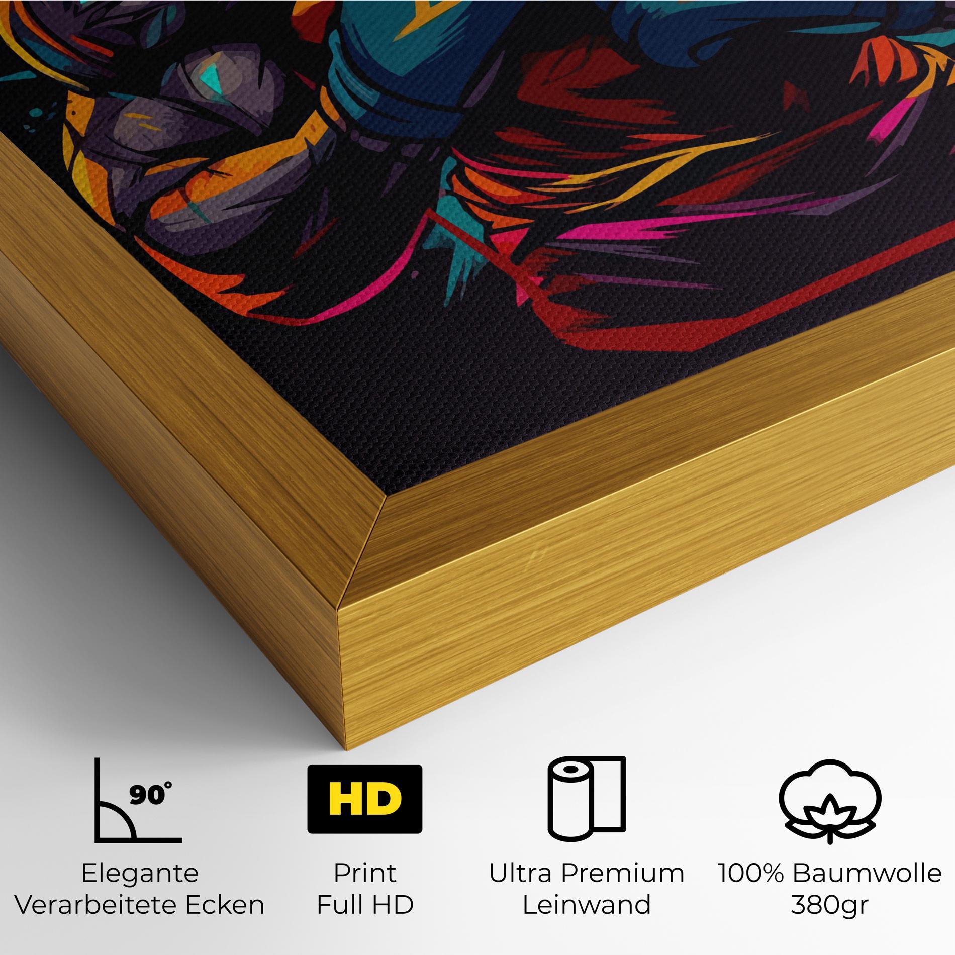 Leinwandbild Boxing Strong mockup 4