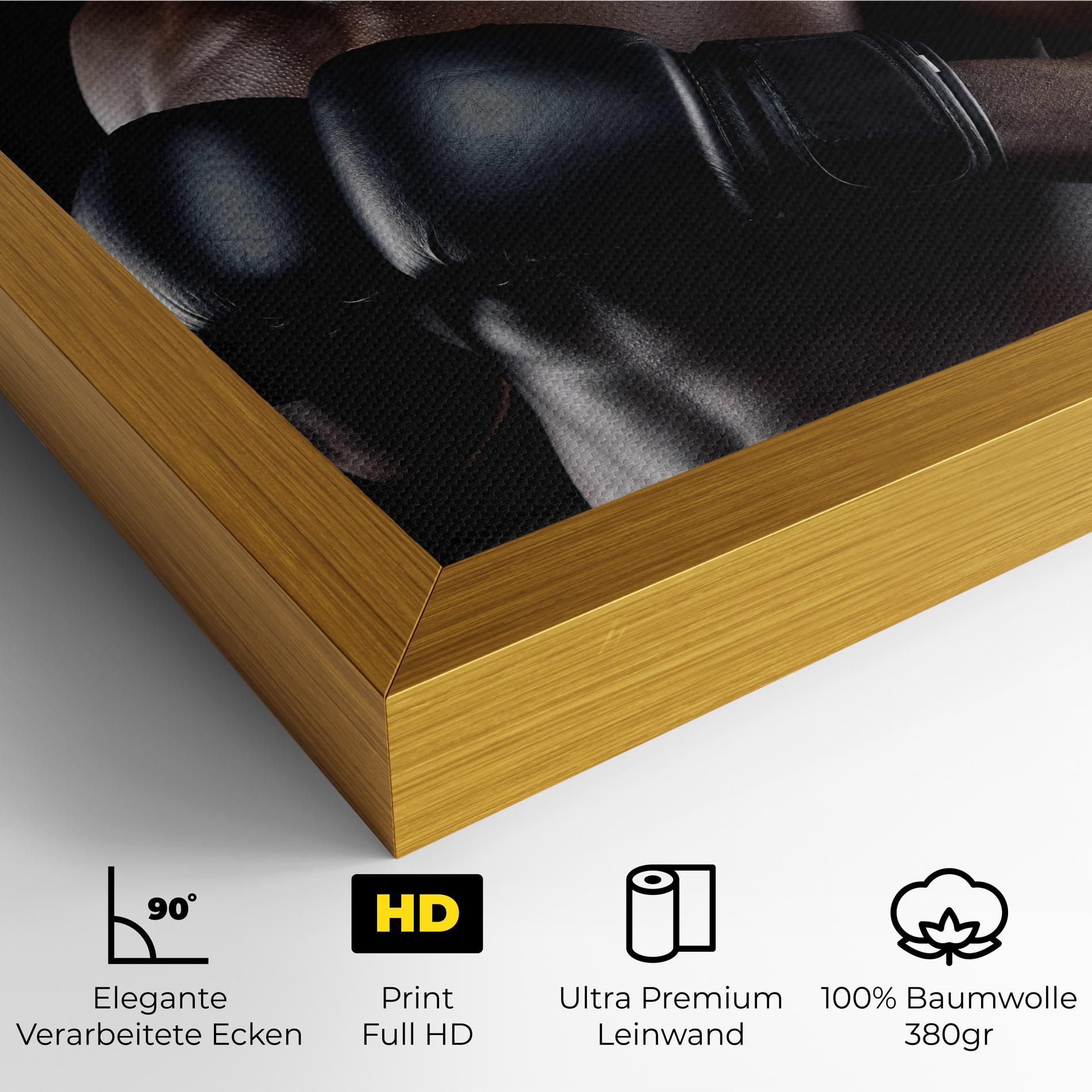 Leinwandbild Powerful Fighter mockup 4