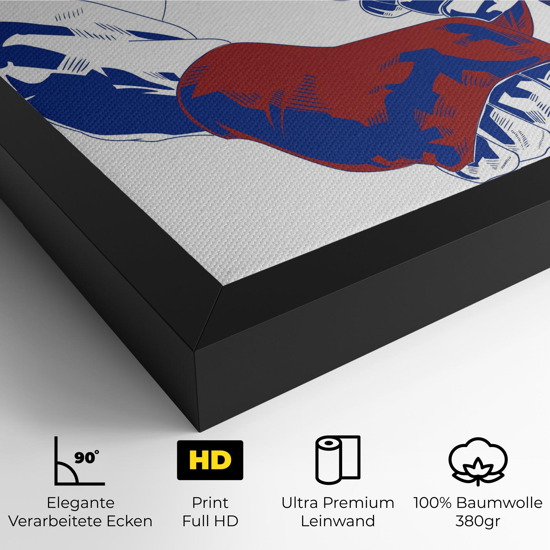 Leinwandbild Box Preparing mockup 4