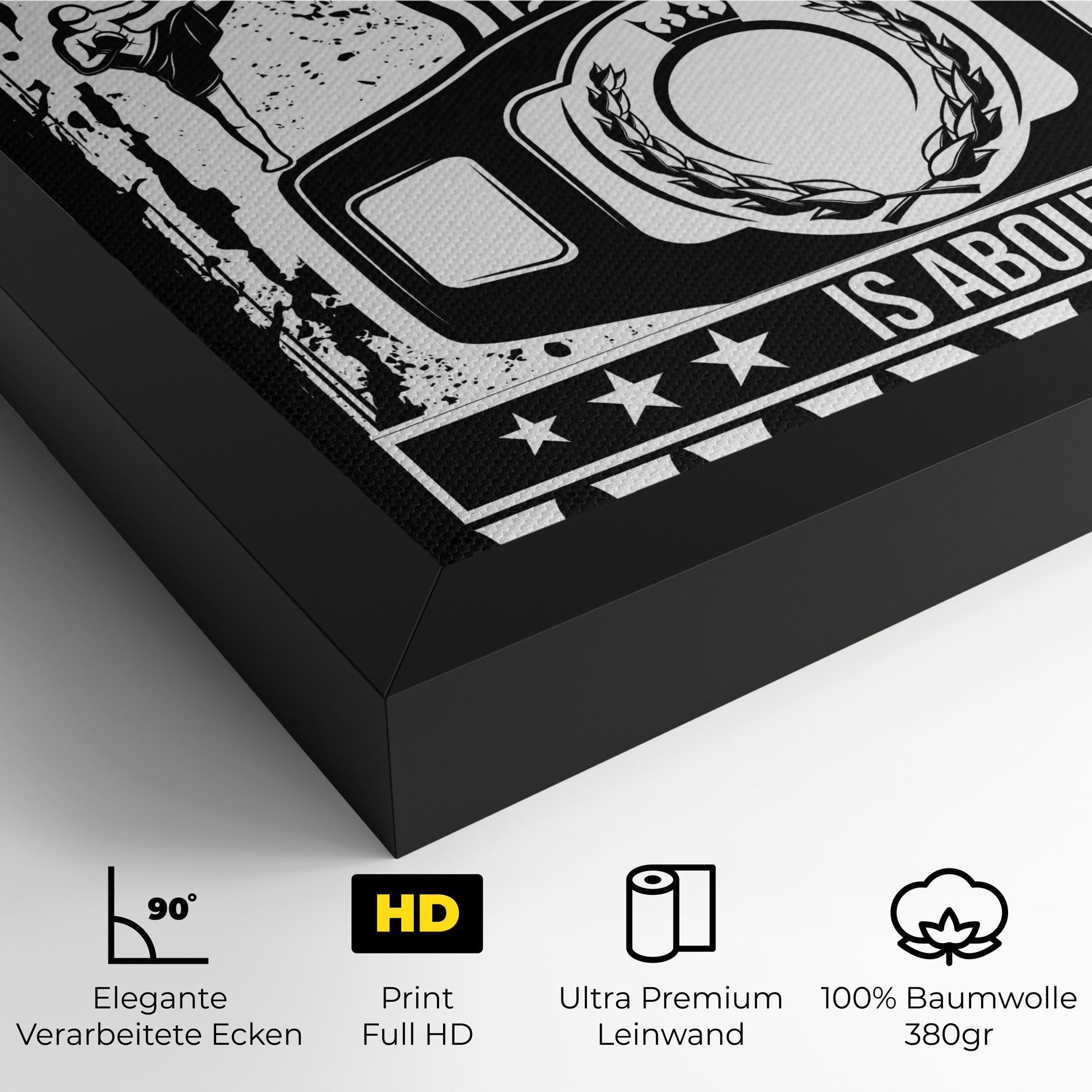 Leinwandbild Boxing Hunger mockup 4