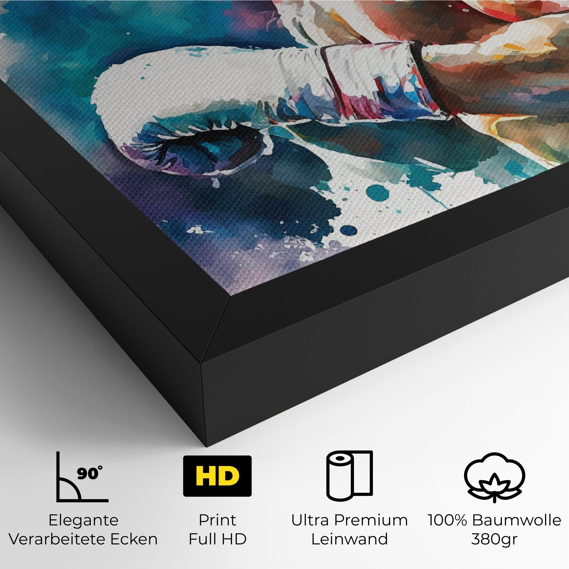 Boxing Red Blue mockup 4