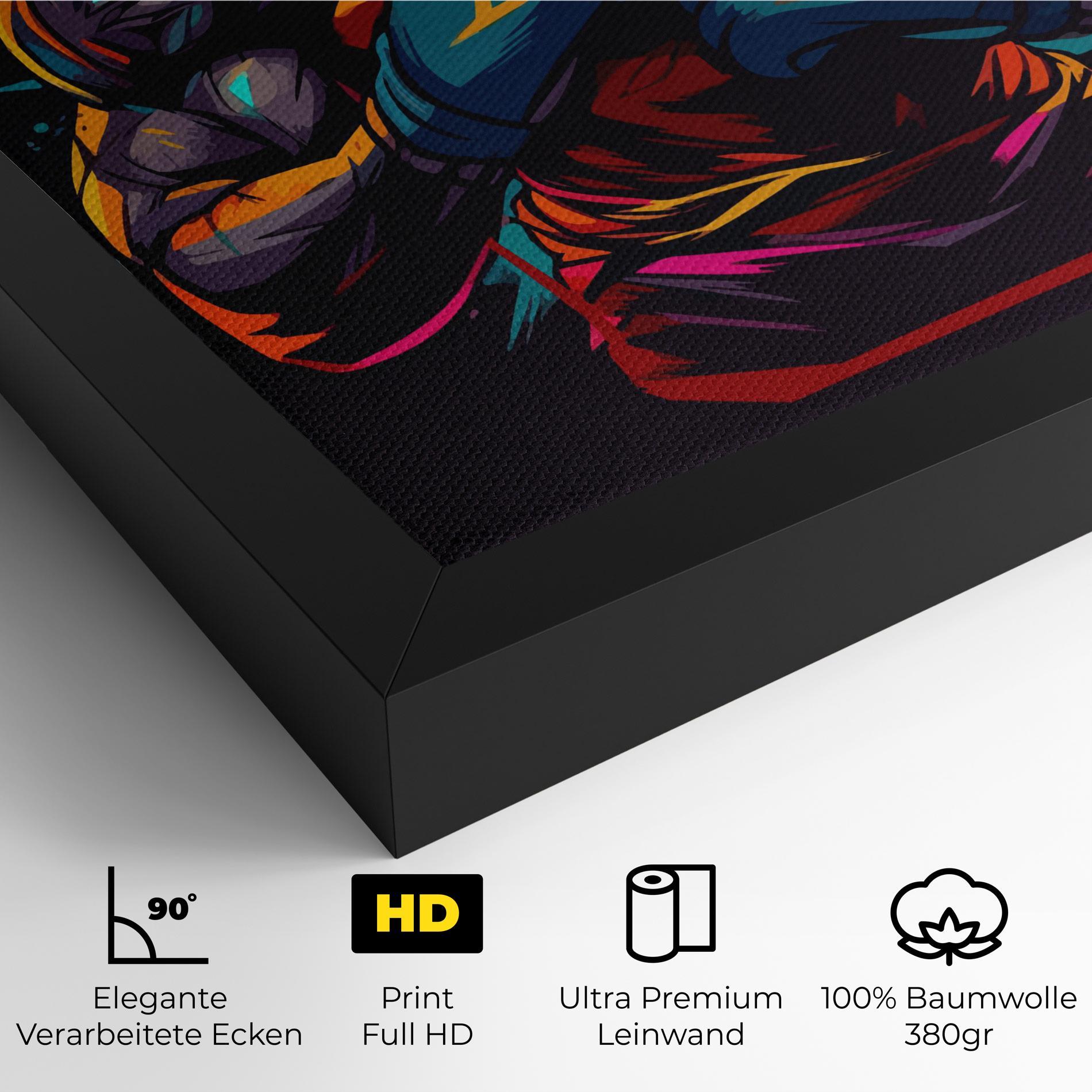 Leinwandbild Boxing Strong mockup 4