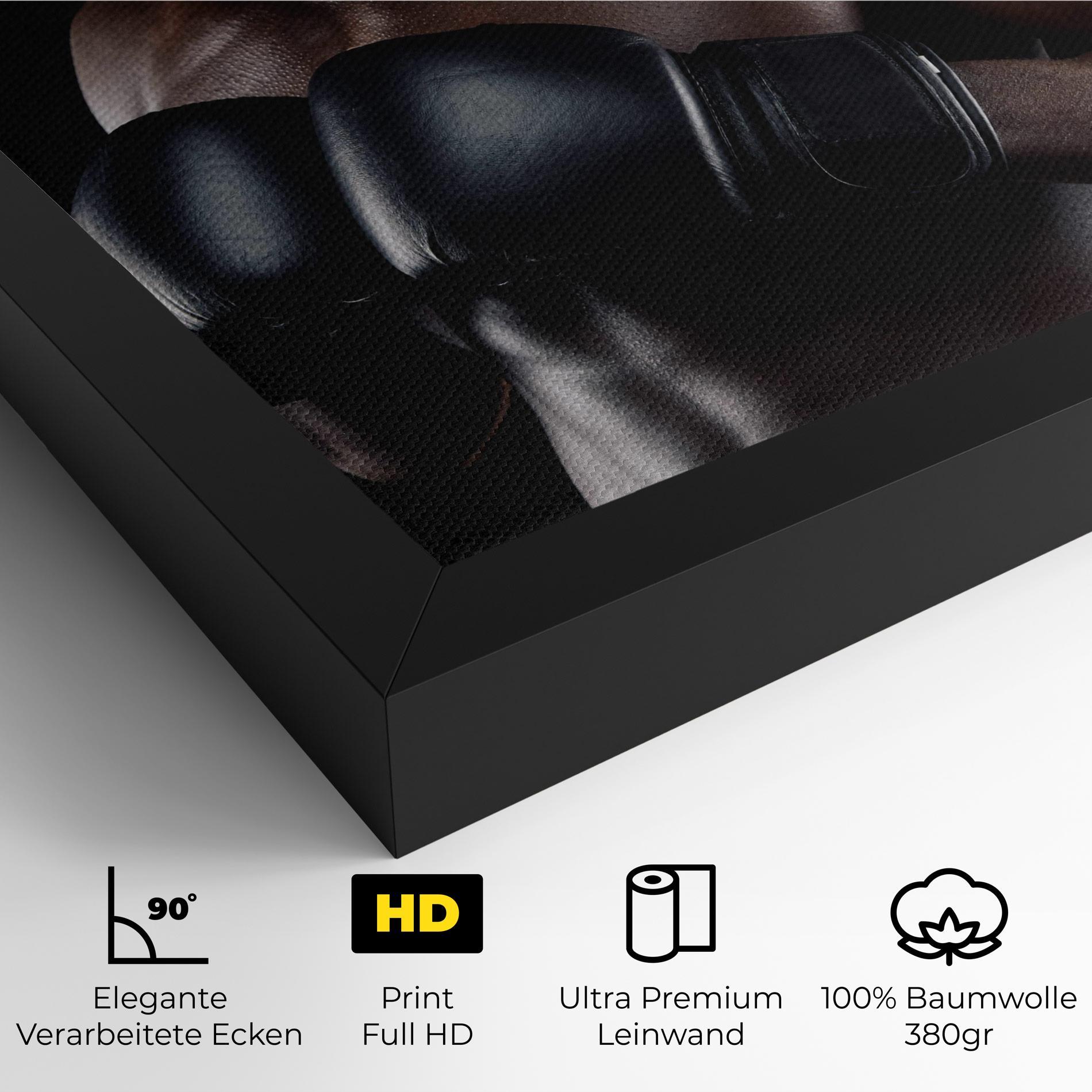 Leinwandbild Powerful Fighter mockup 4