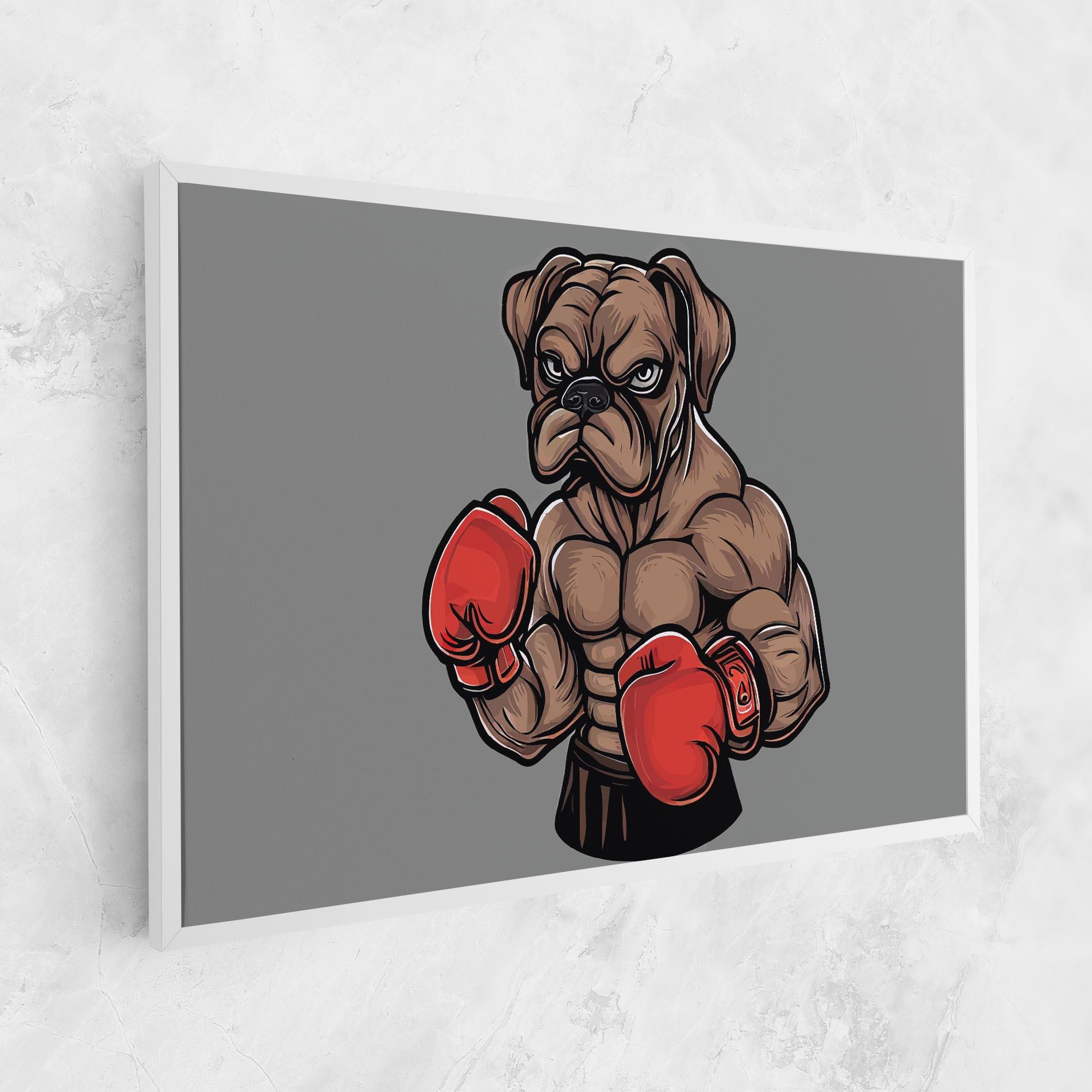 Leinwandbild Boxer Dog mockup 1