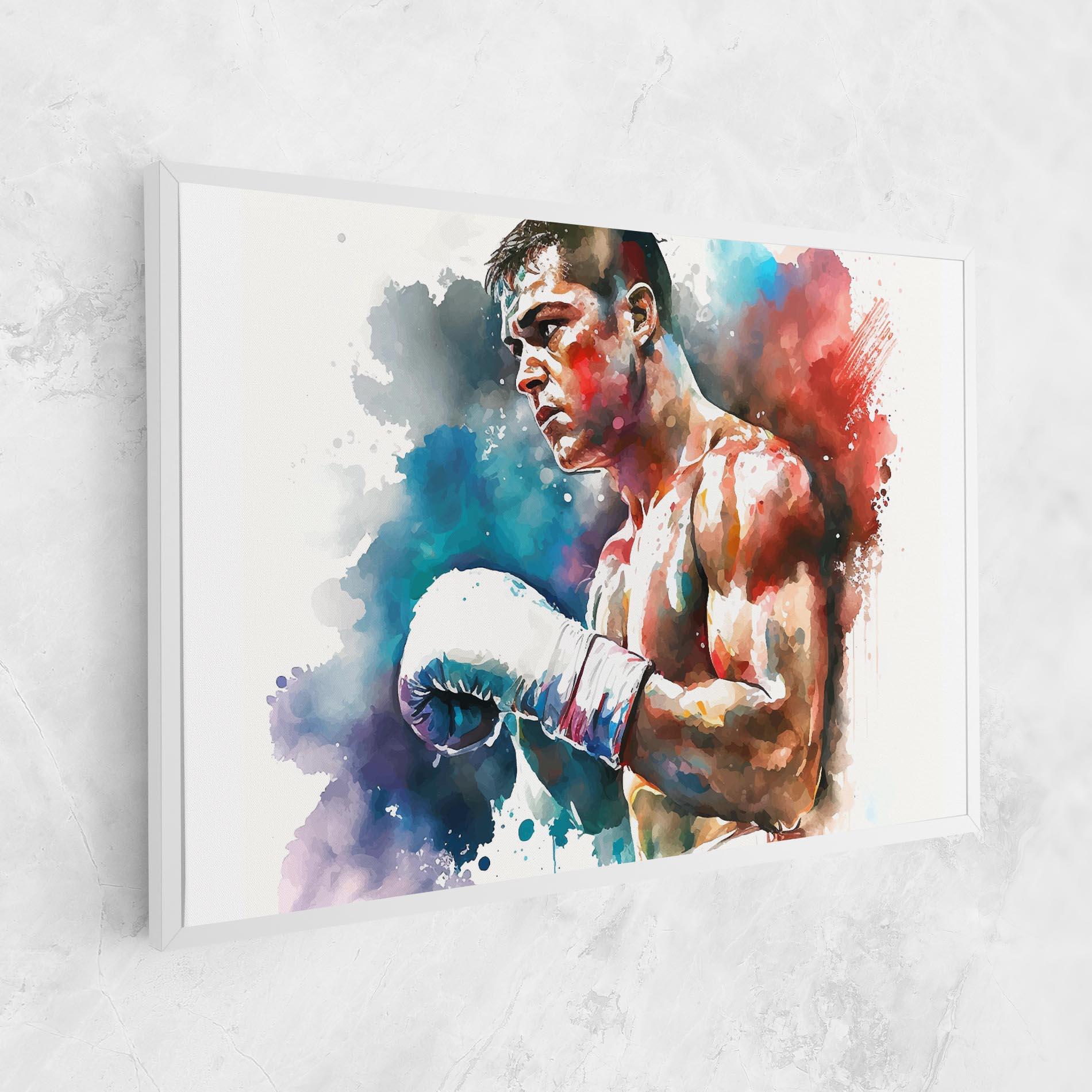 Leinwandbild Boxing Red Blue mockup 1