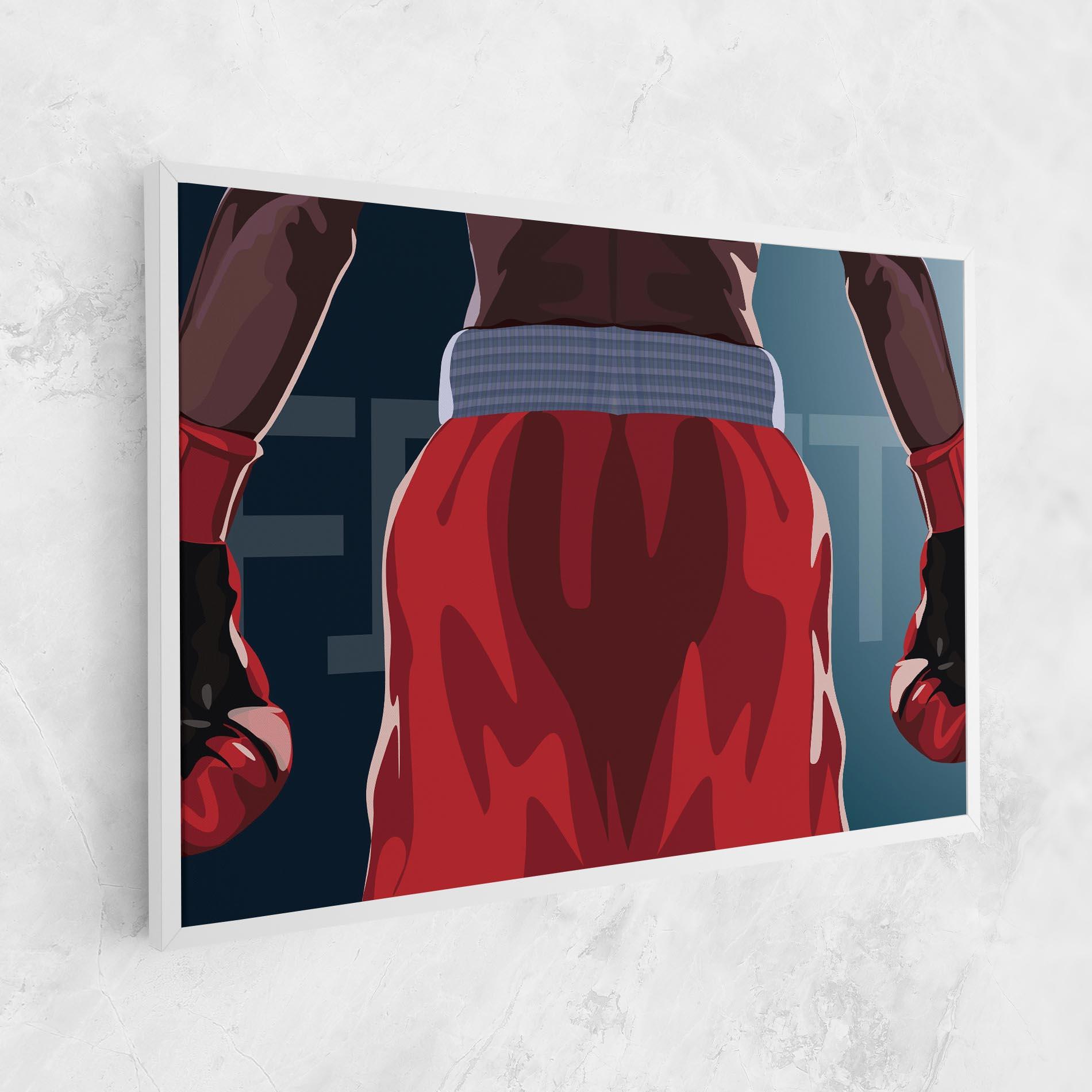 Leinwandbild Fight Box mockup 1
