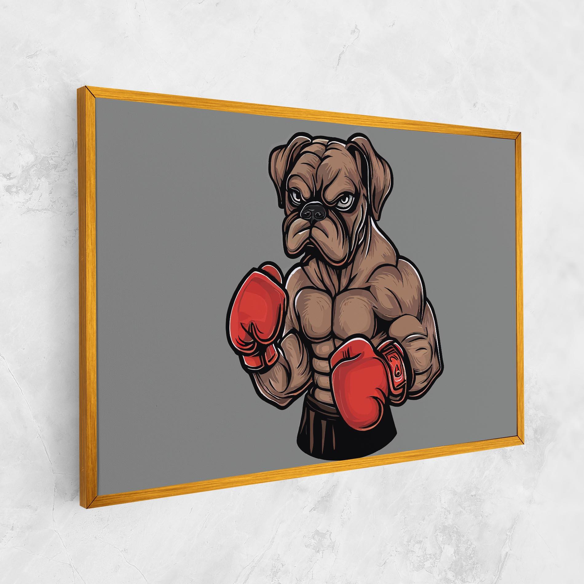 Leinwandbild Boxer Dog mockup 1
