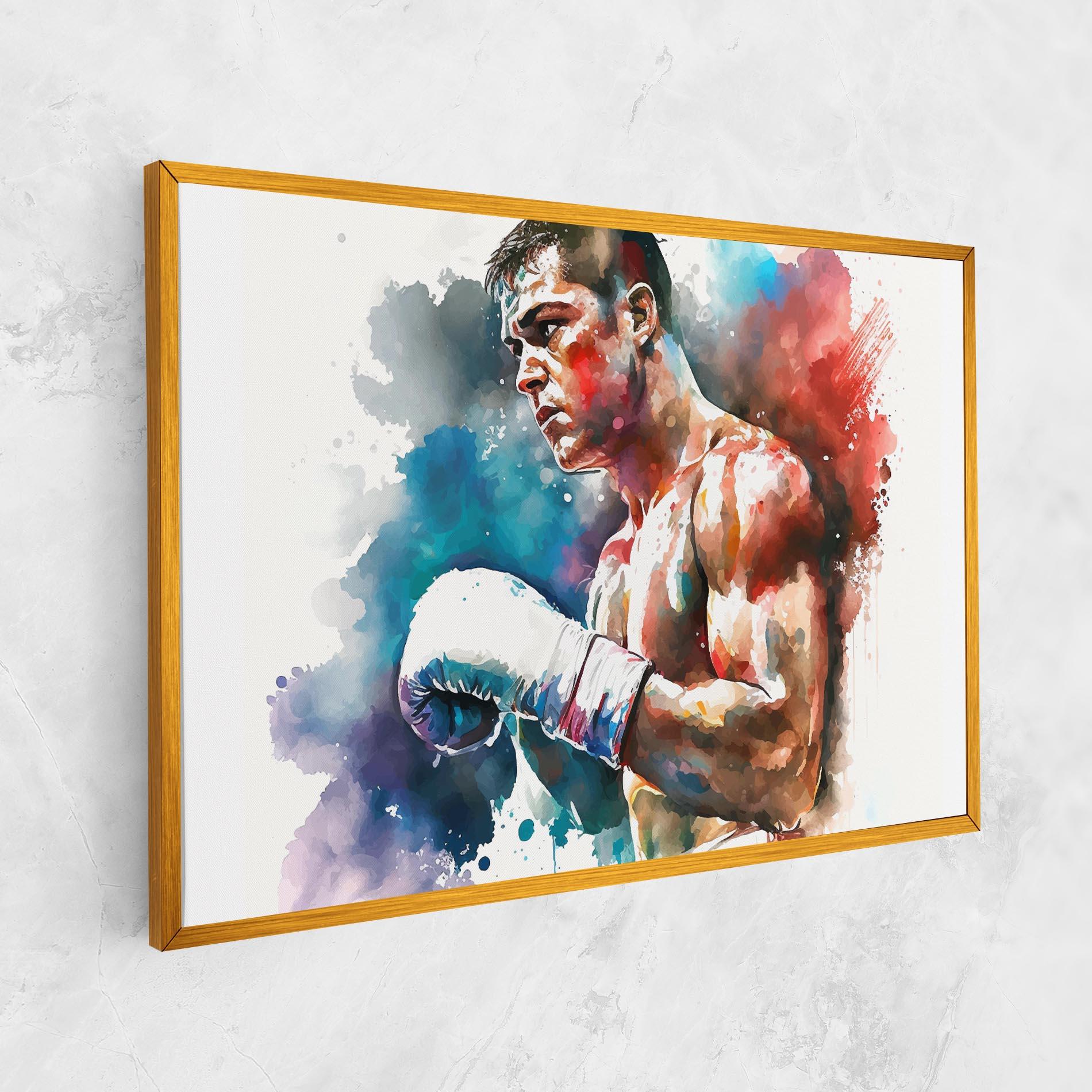 Leinwandbild Boxing Red Blue mockup 1