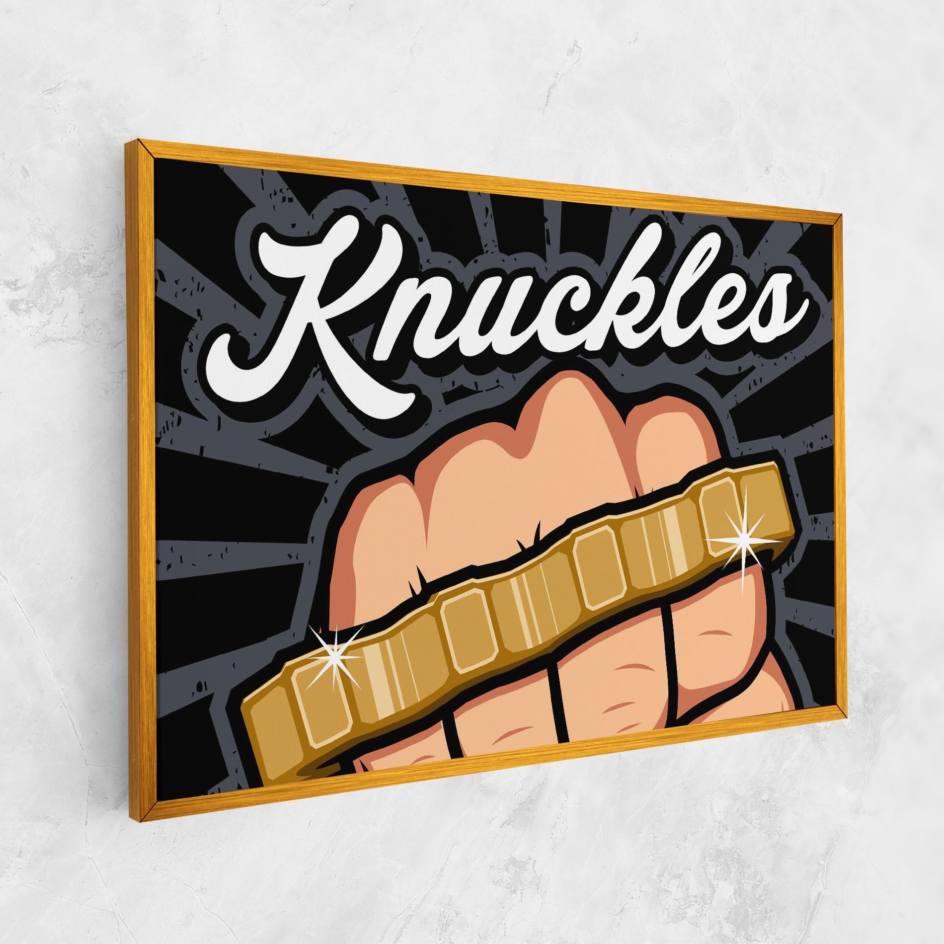 Leinwandbild Knuckles mockup 1