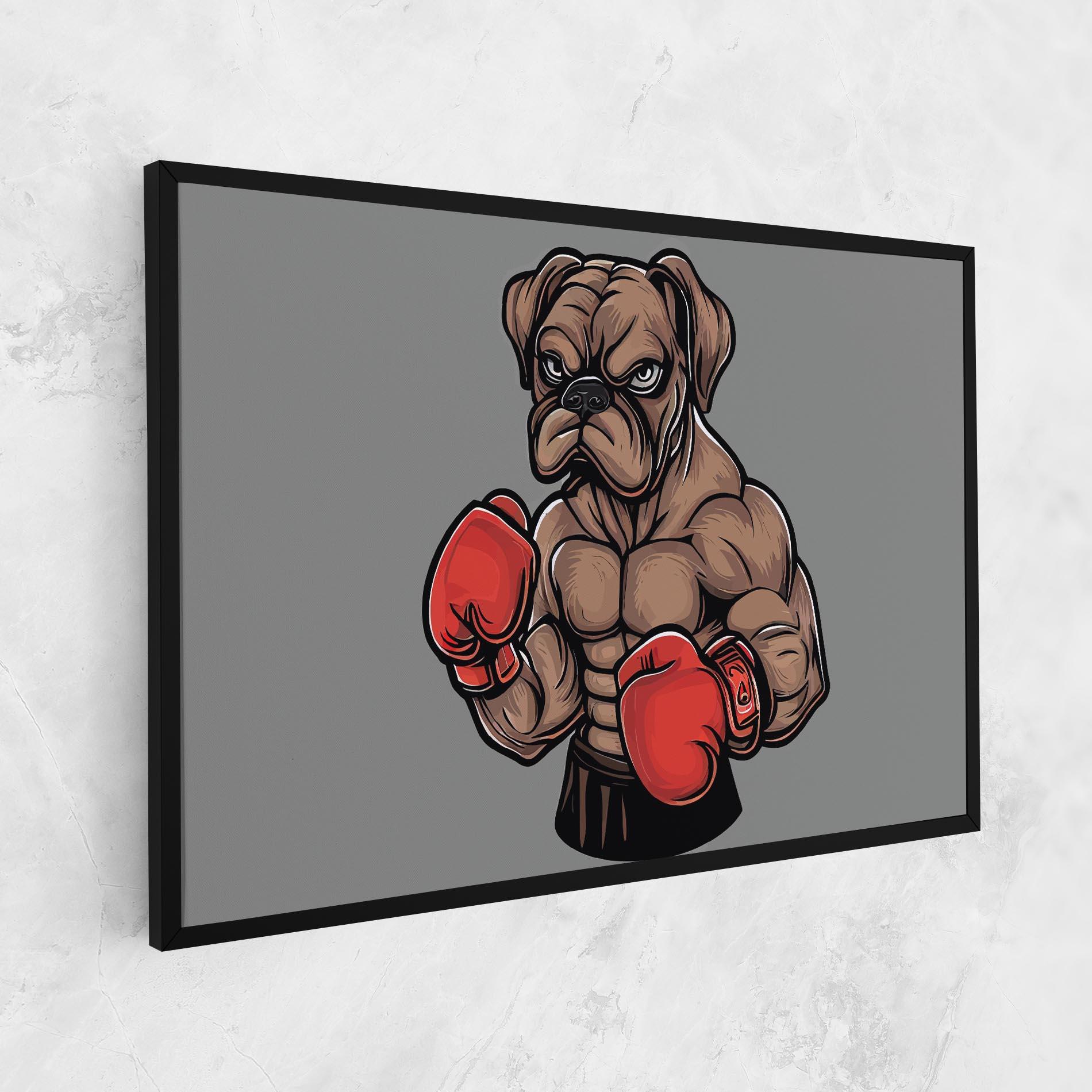 Leinwandbild Boxer Dog mockup 1