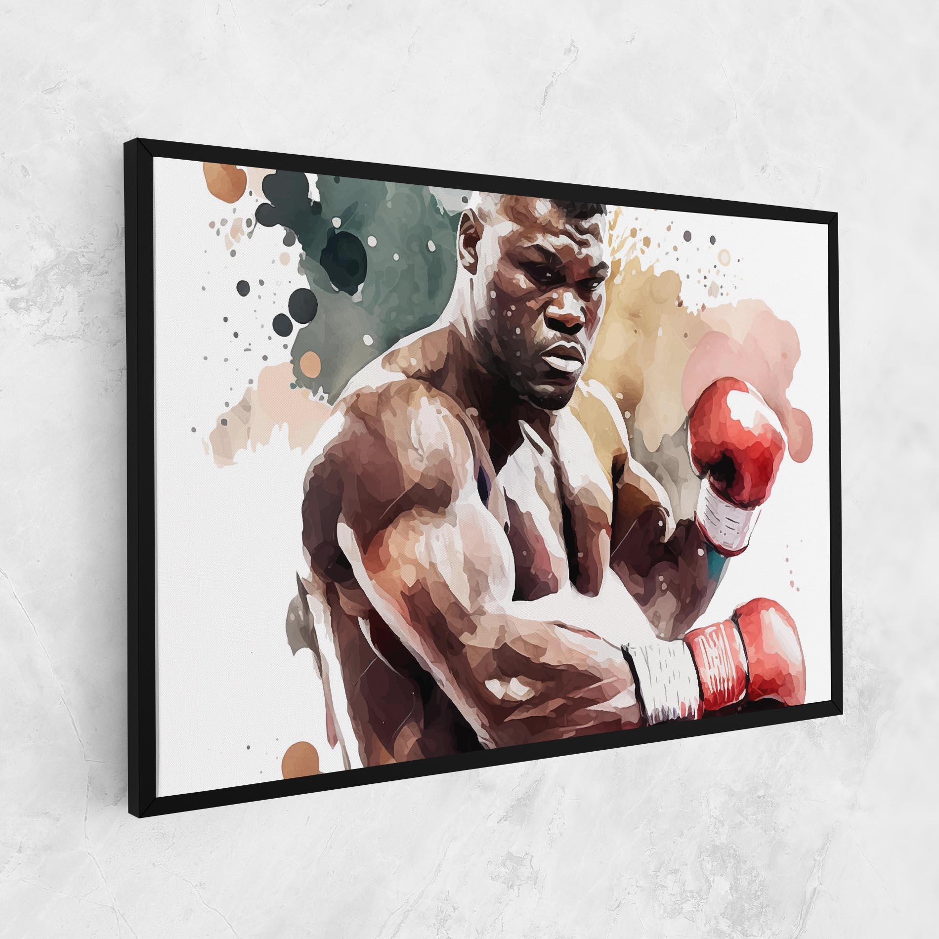 Leinwandbild Boxing Cream Green mockup 1