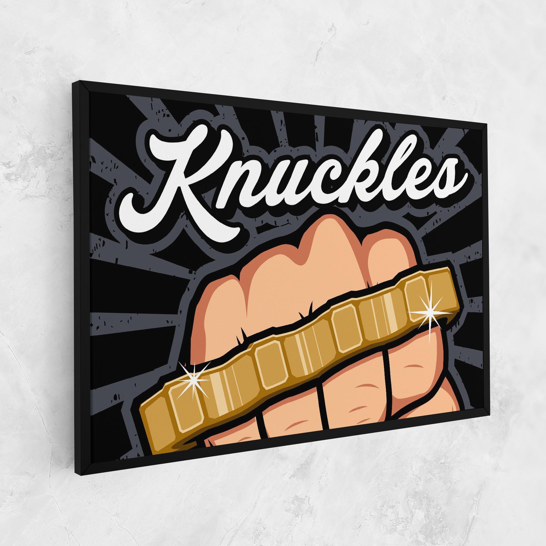 Leinwandbild Knuckles mockup 1