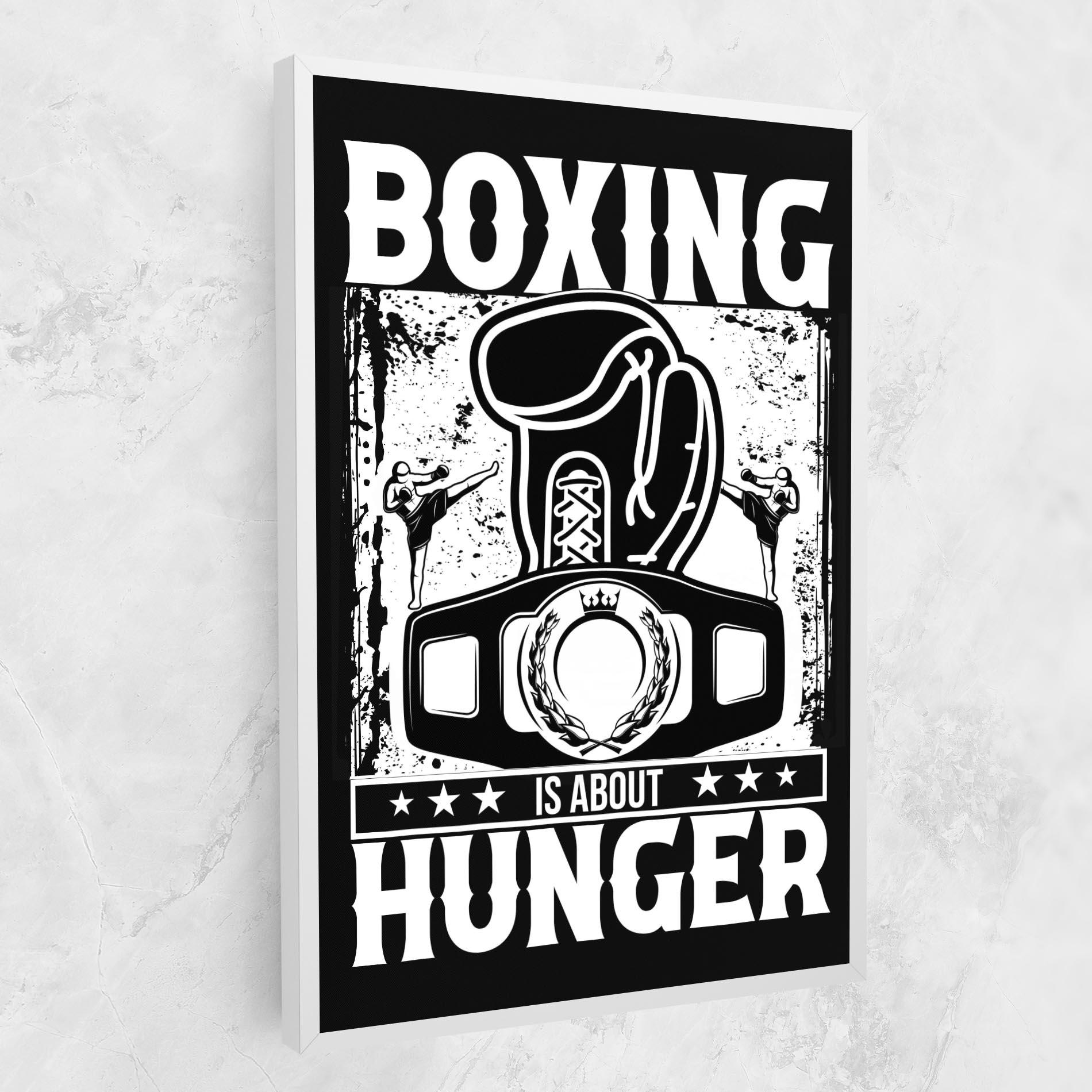 Leinwandbild Boxing Hunger mockup 1