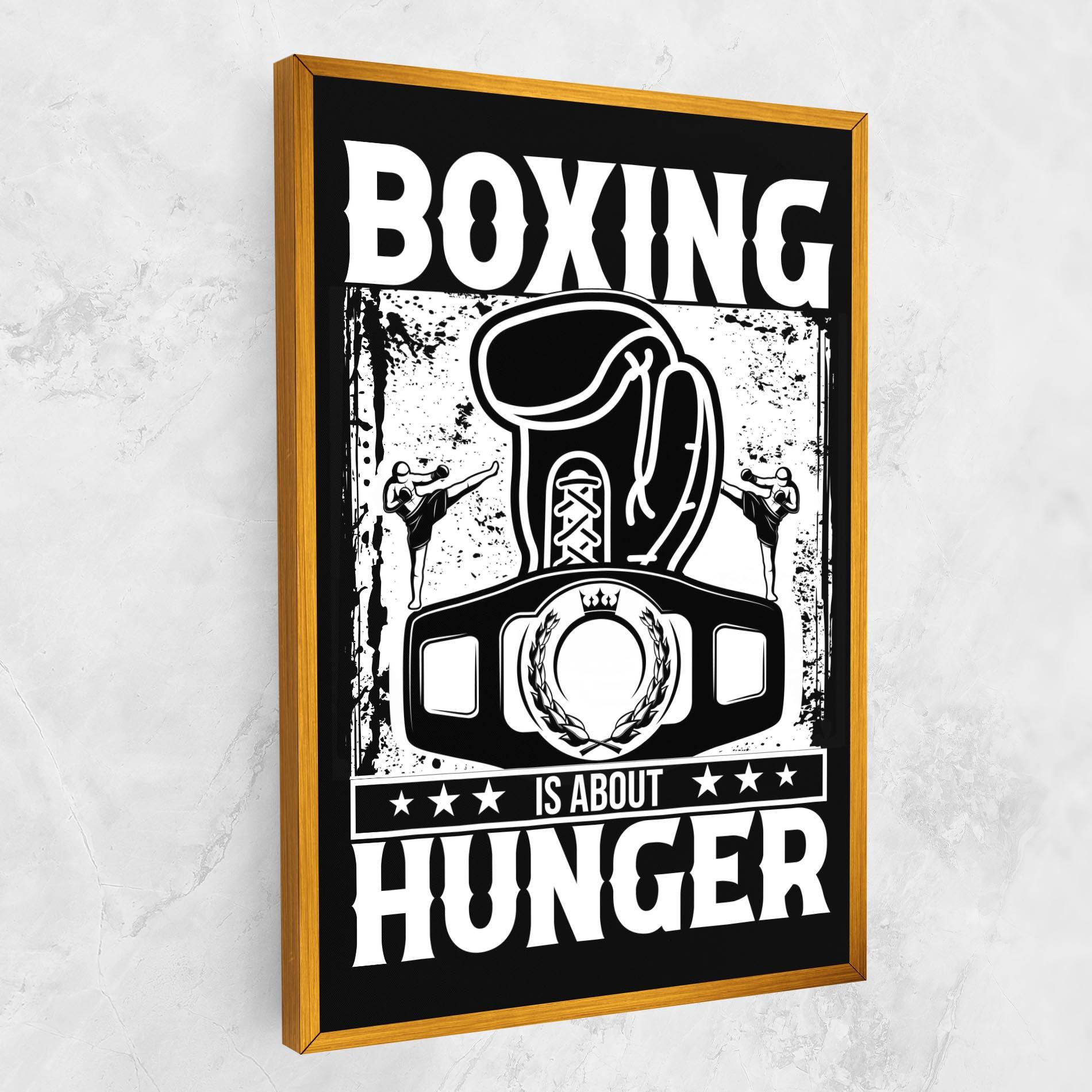 Leinwandbild Boxing Hunger mockup 1