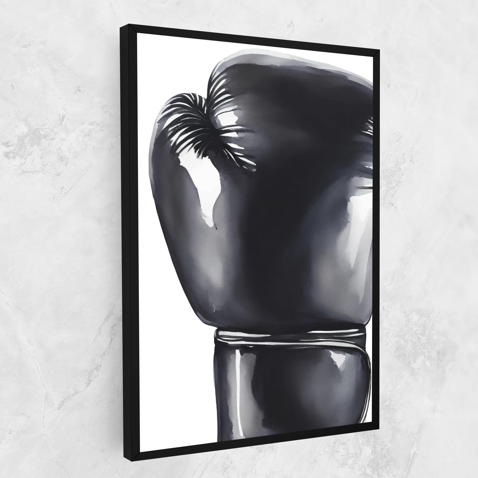 Leinwandbild Black Box Glove mockup 1