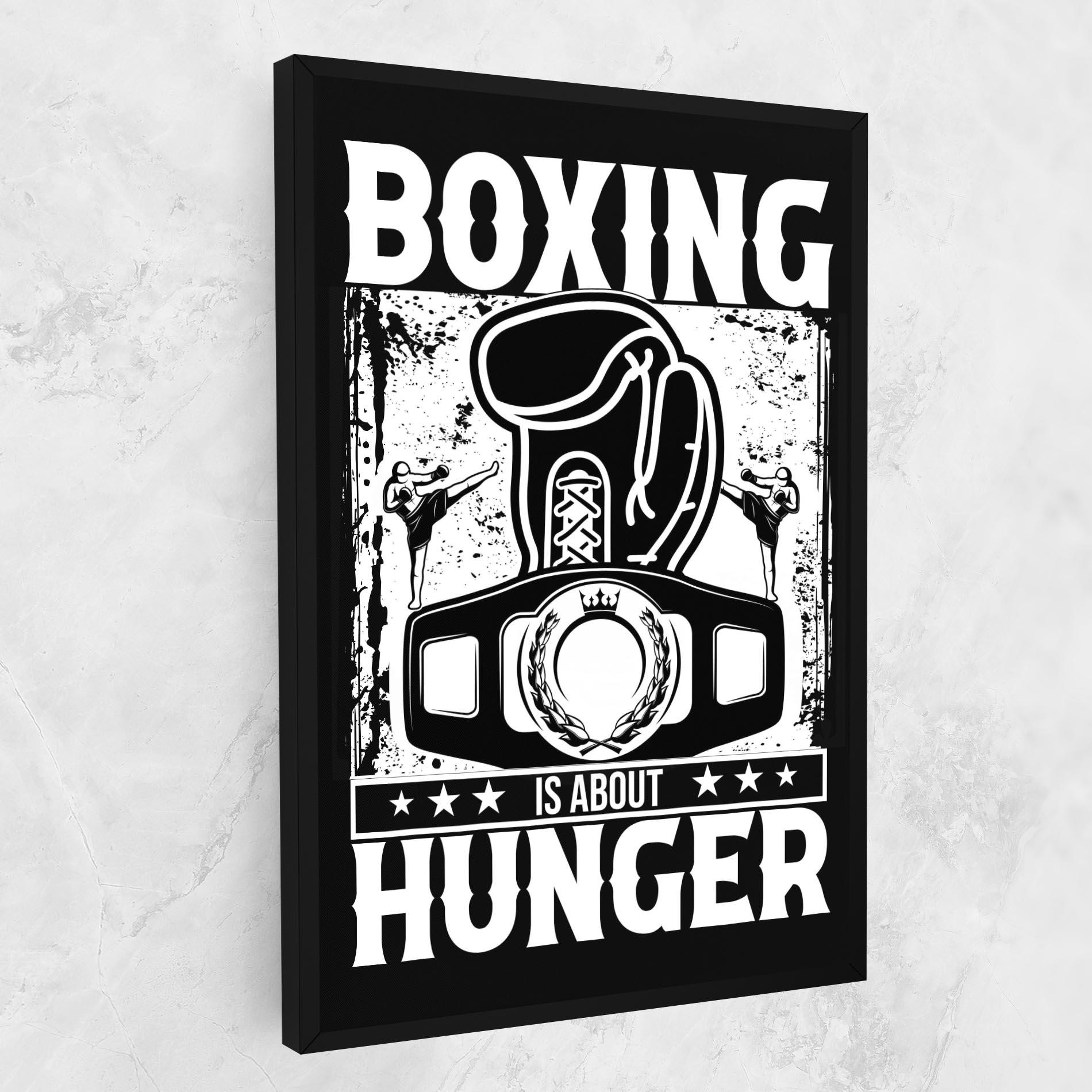 Leinwandbild Boxing Hunger mockup 1