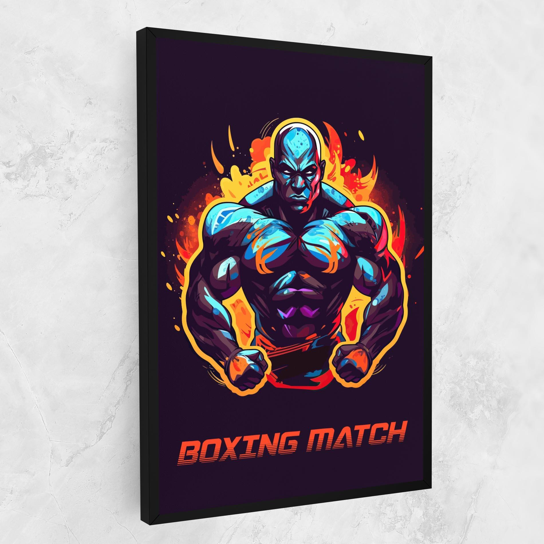 Leinwandbild Boxing Strong Match mockup 1