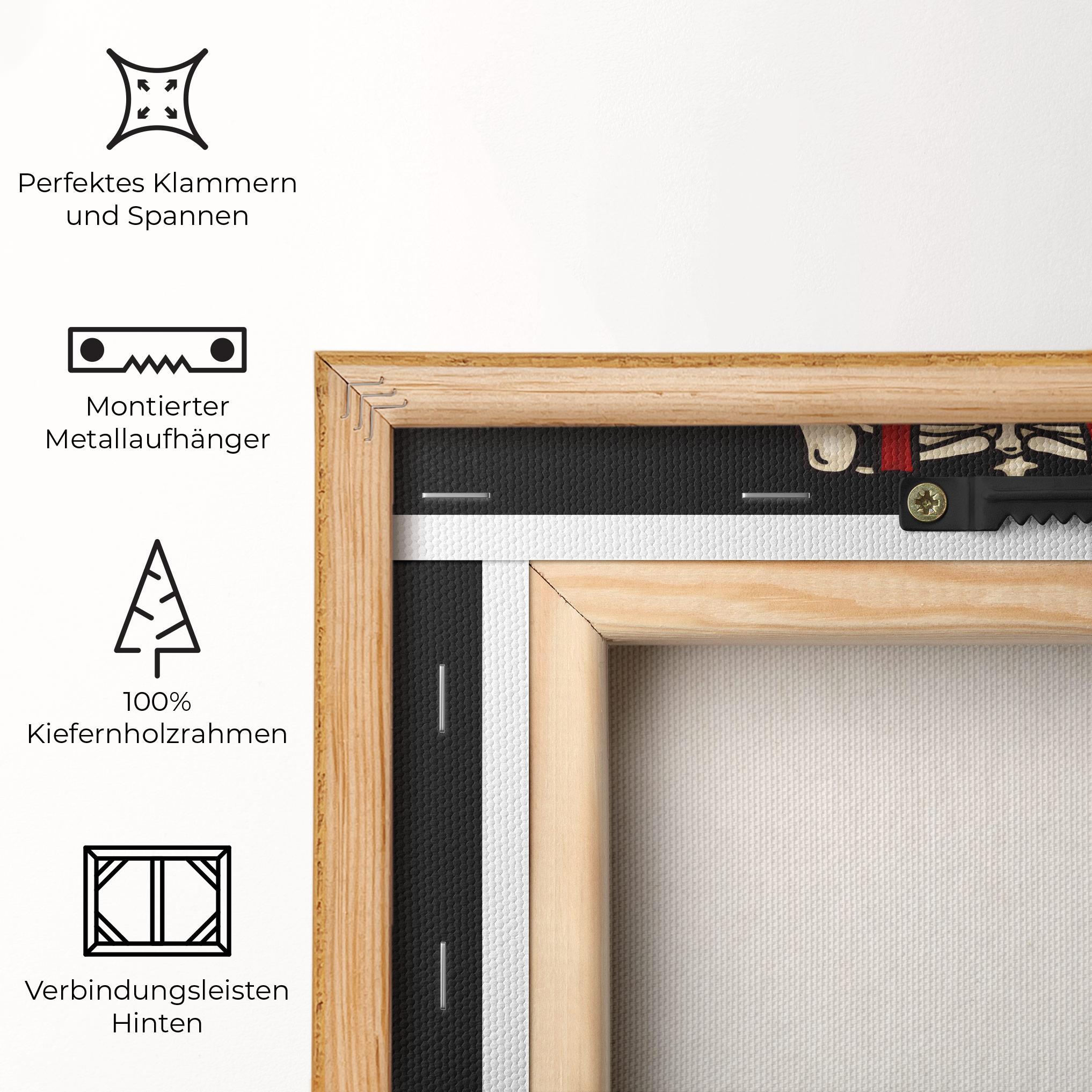 Leinwandbild Bones Box mockup 5