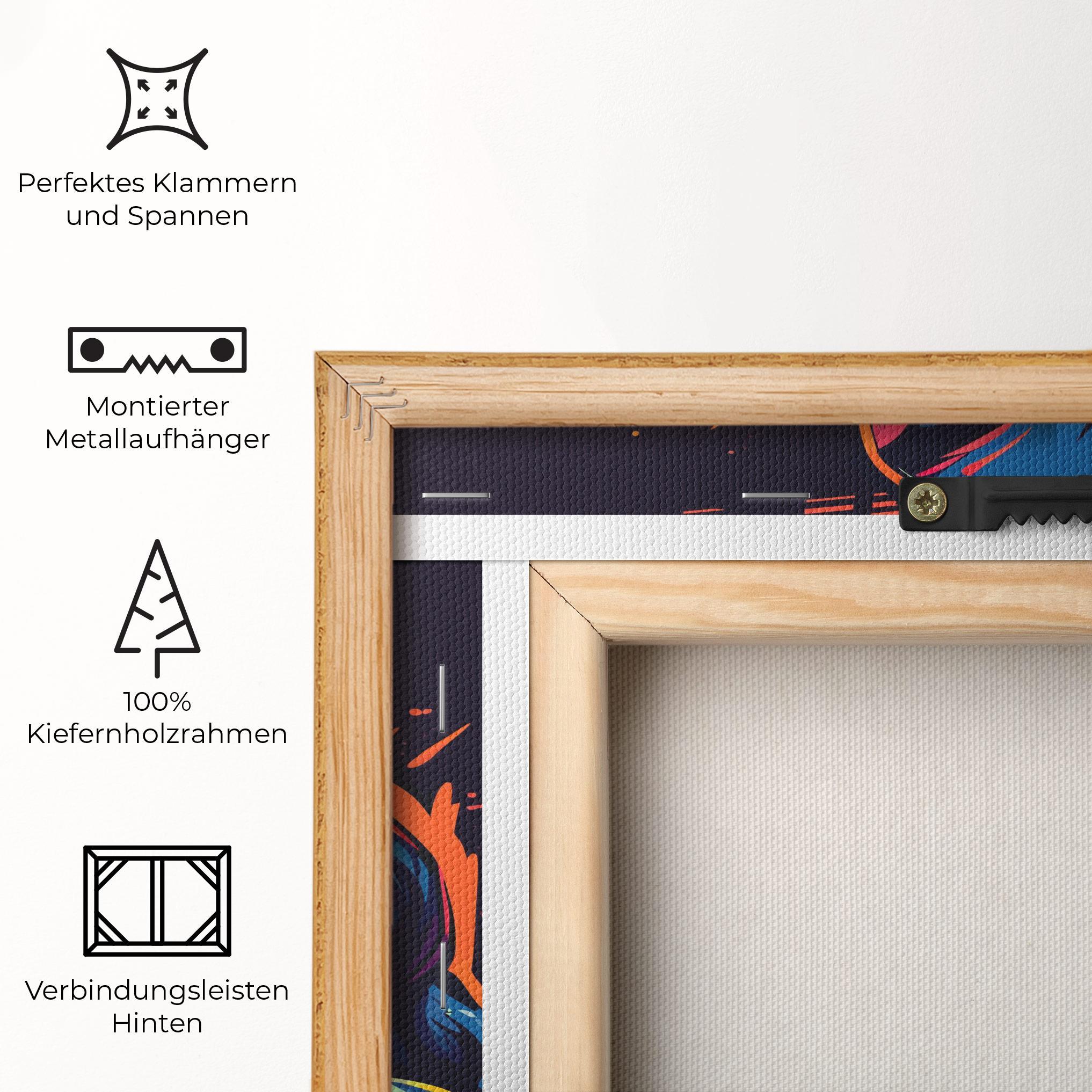 Leinwandbild Boxing Blok mockup 5