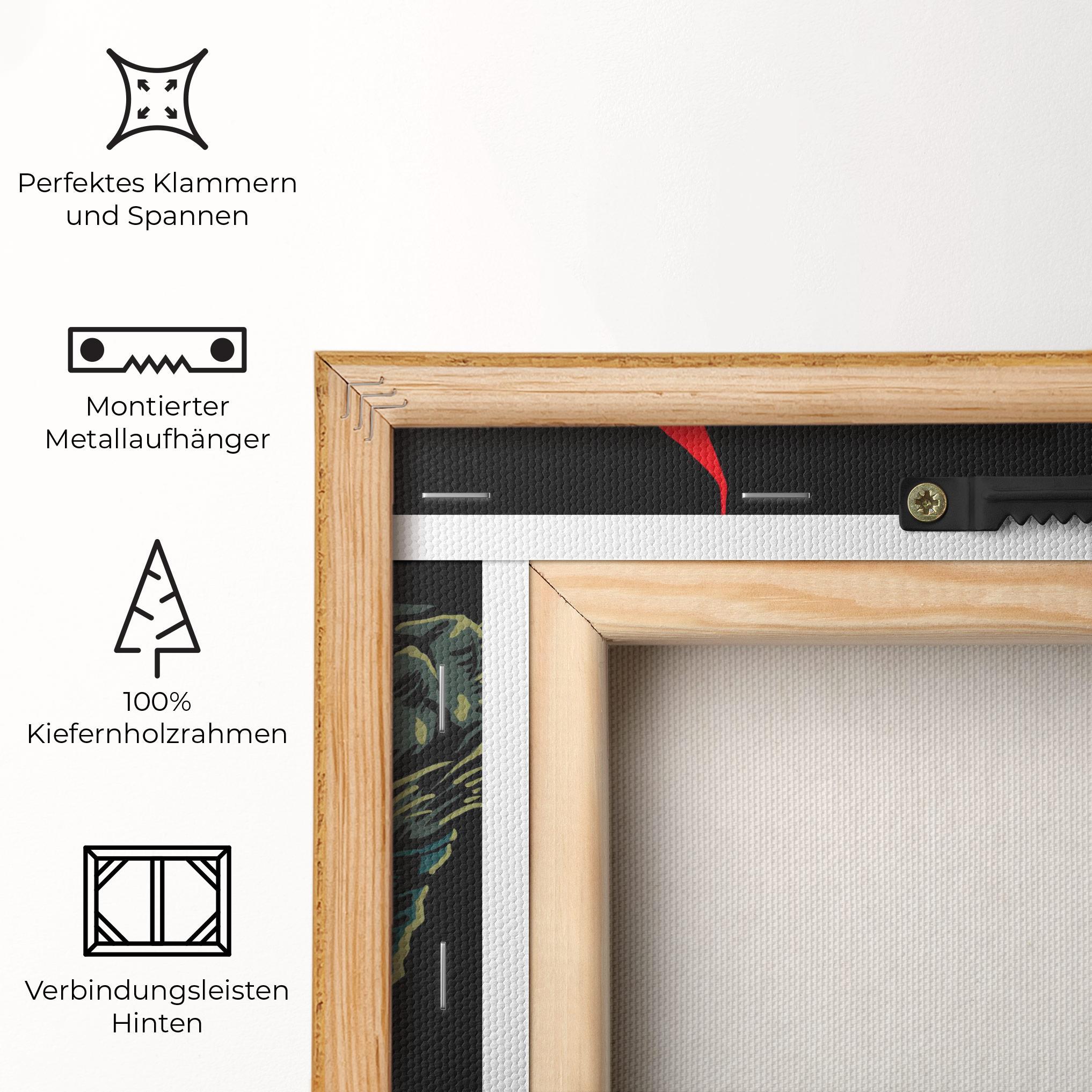 Leinwandbild Gorilla Box Fighter mockup 5