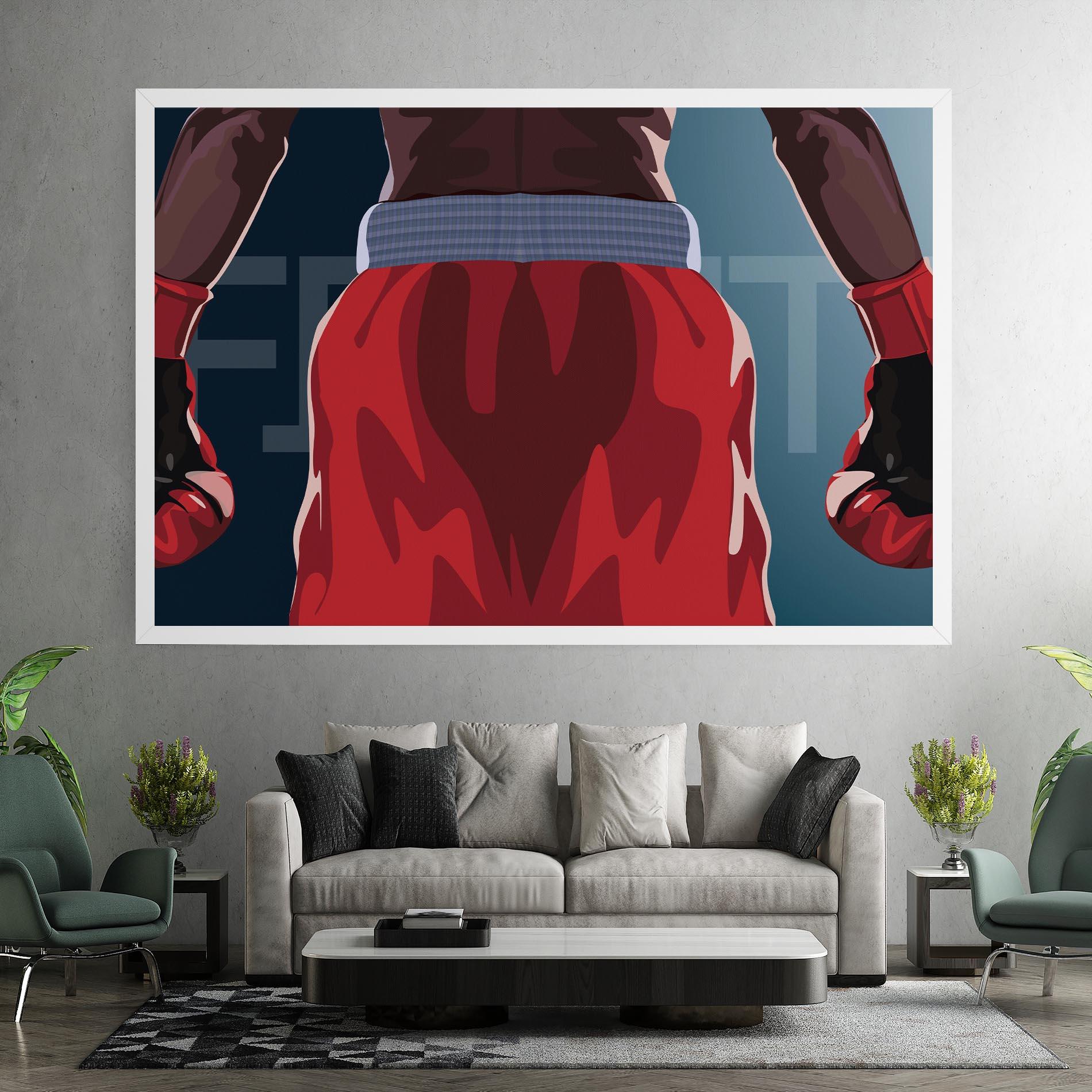 Leinwandbild Fight Box mockup 7