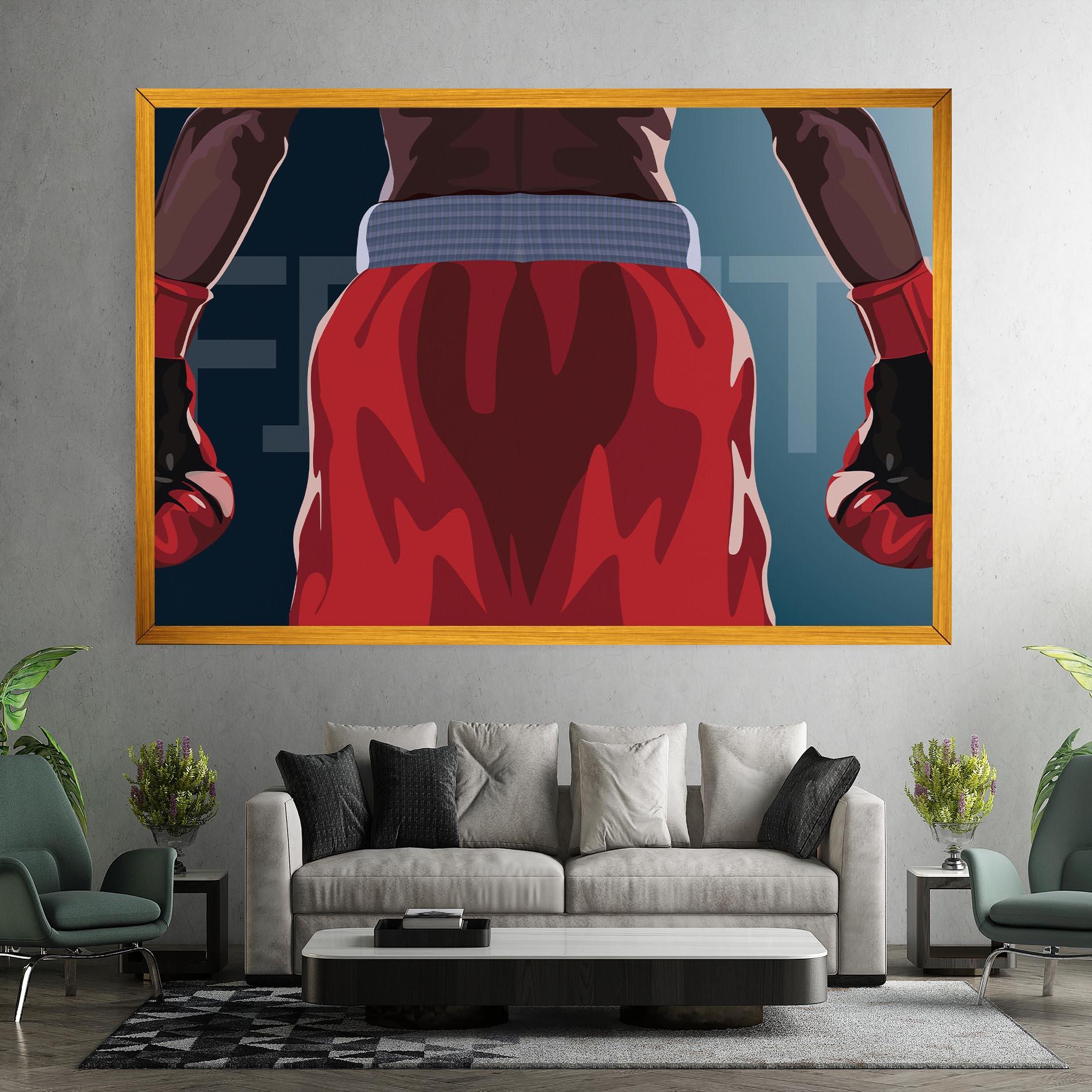 Leinwandbild Fight Box mockup 7