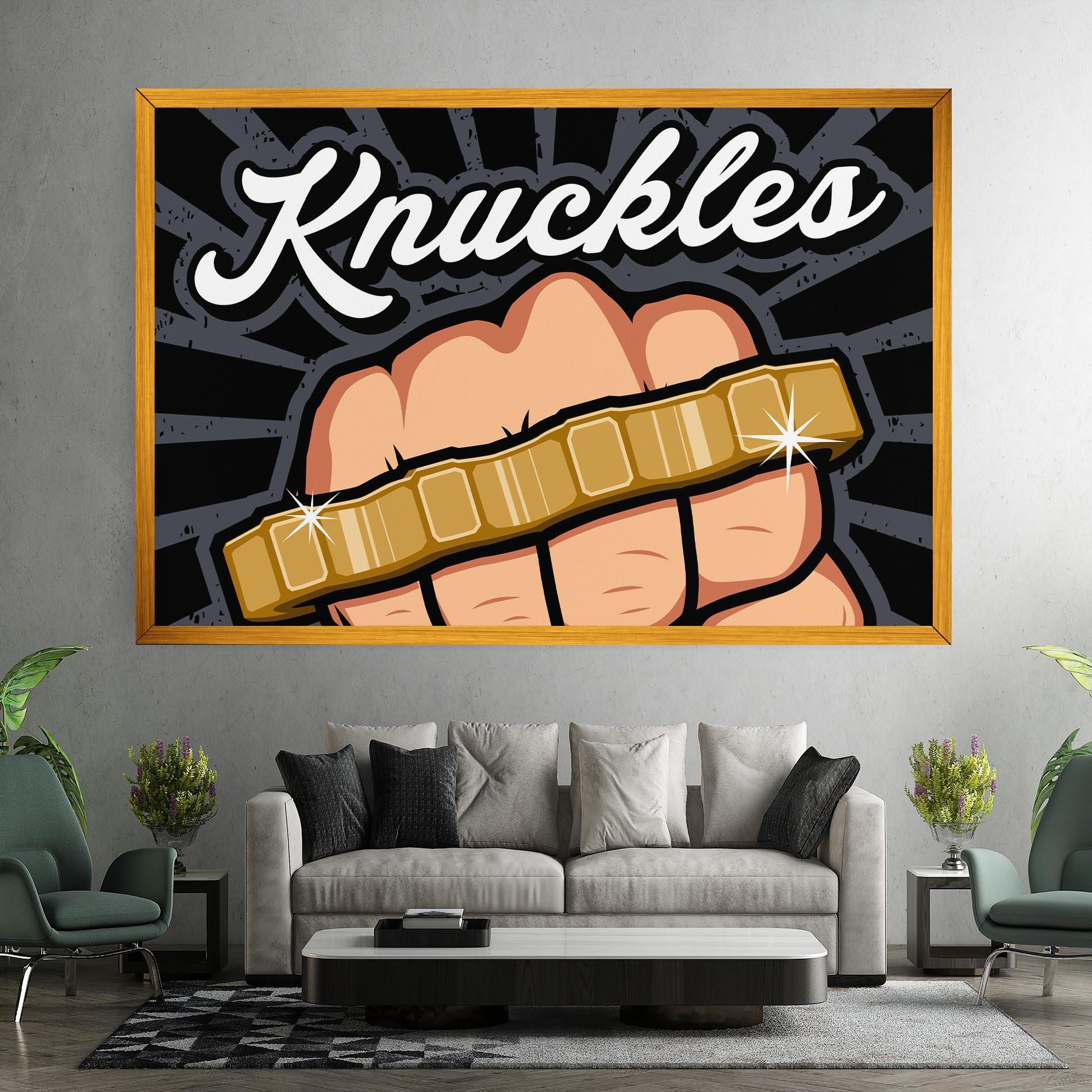 Leinwandbild Knuckles mockup 7