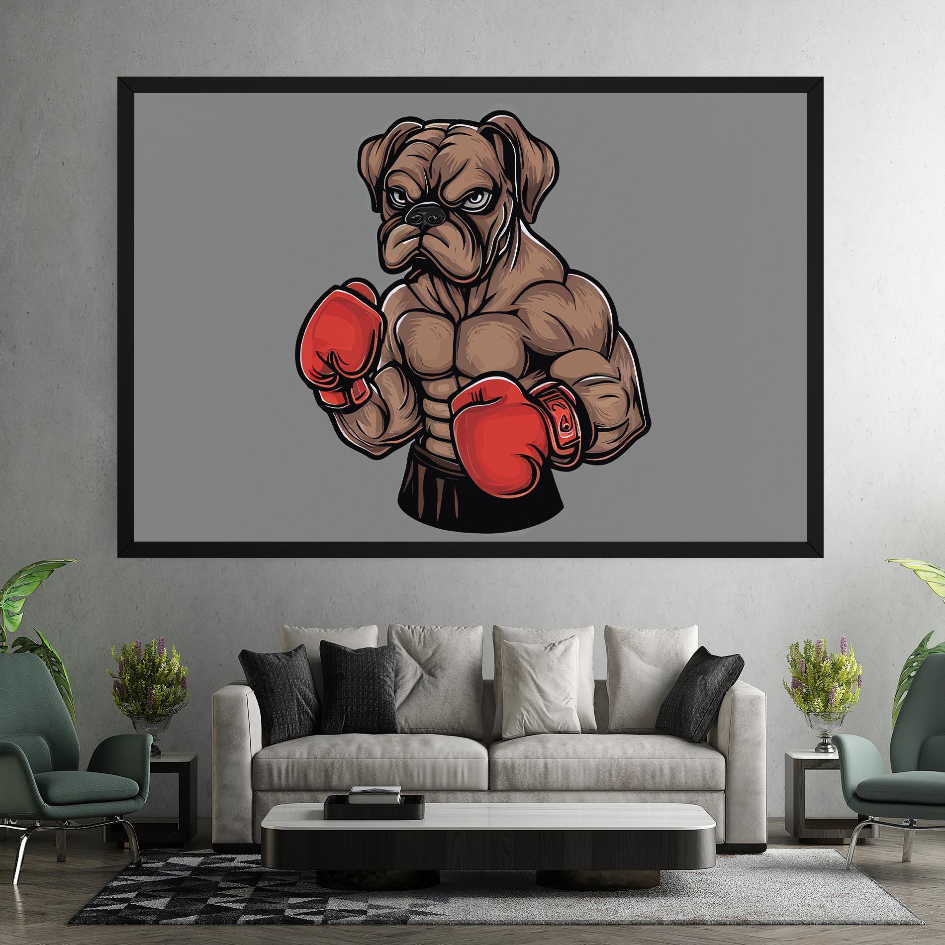 Leinwandbild Boxer Dog mockup 7