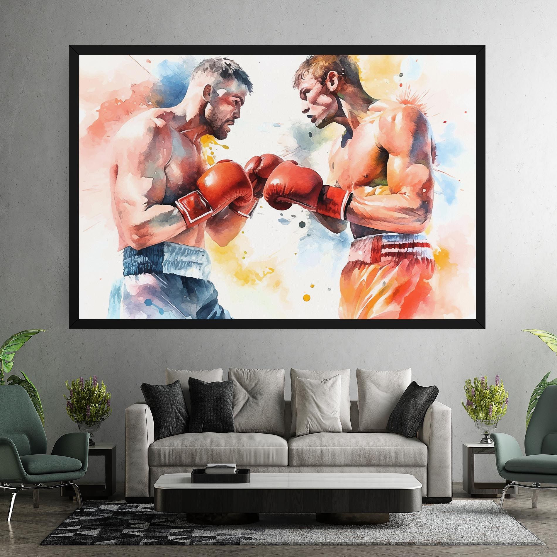 Boxing Match Art mockup 7