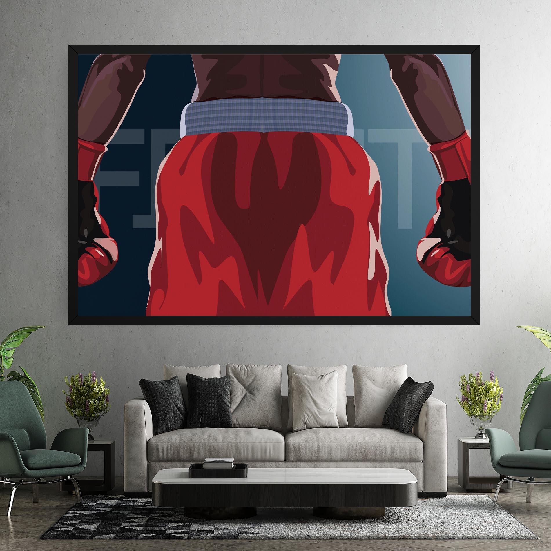 Leinwandbild Fight Box mockup 7