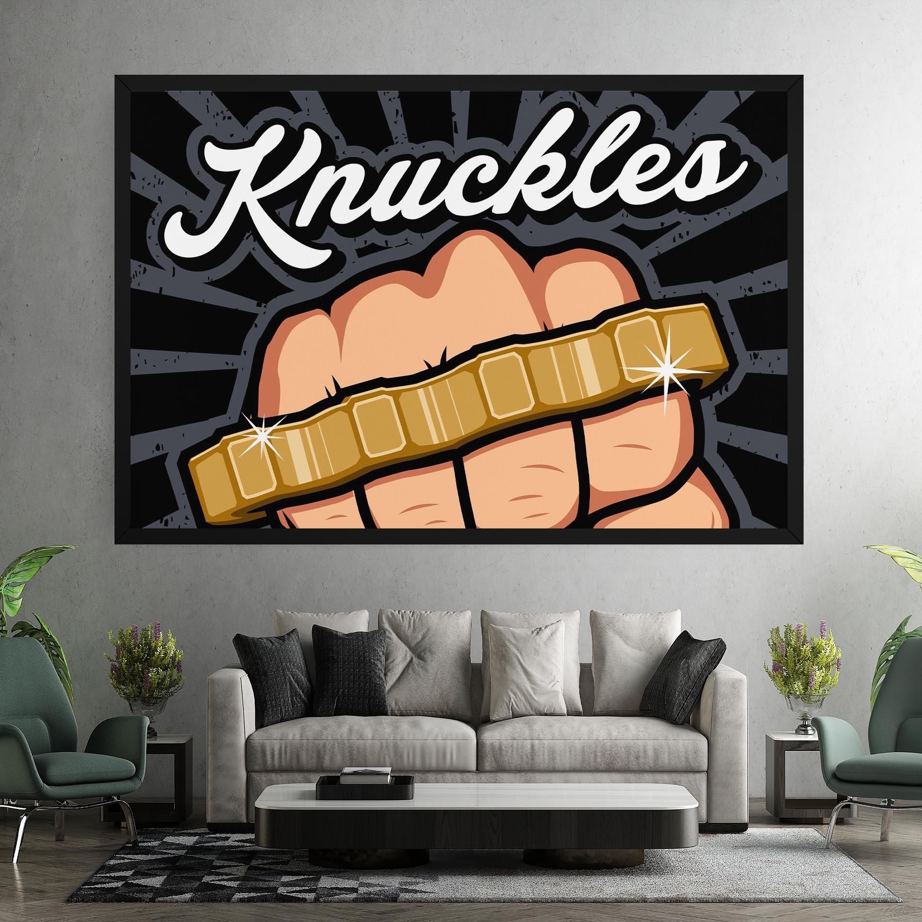 Leinwandbild Knuckles mockup 7