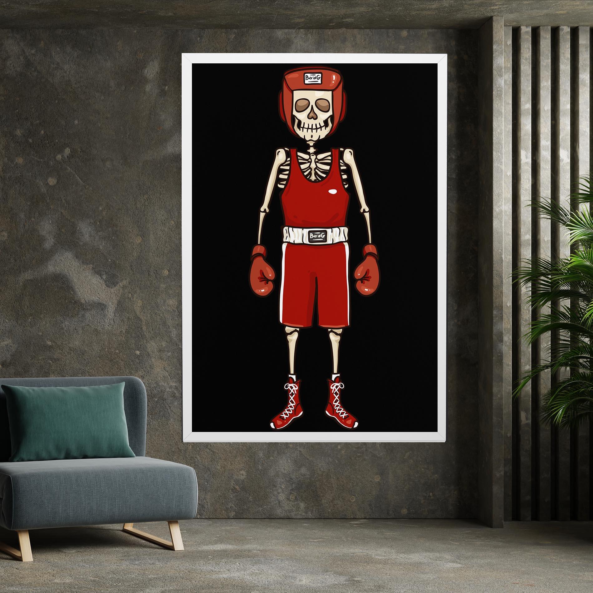 Leinwandbild Bones Box mockup 7