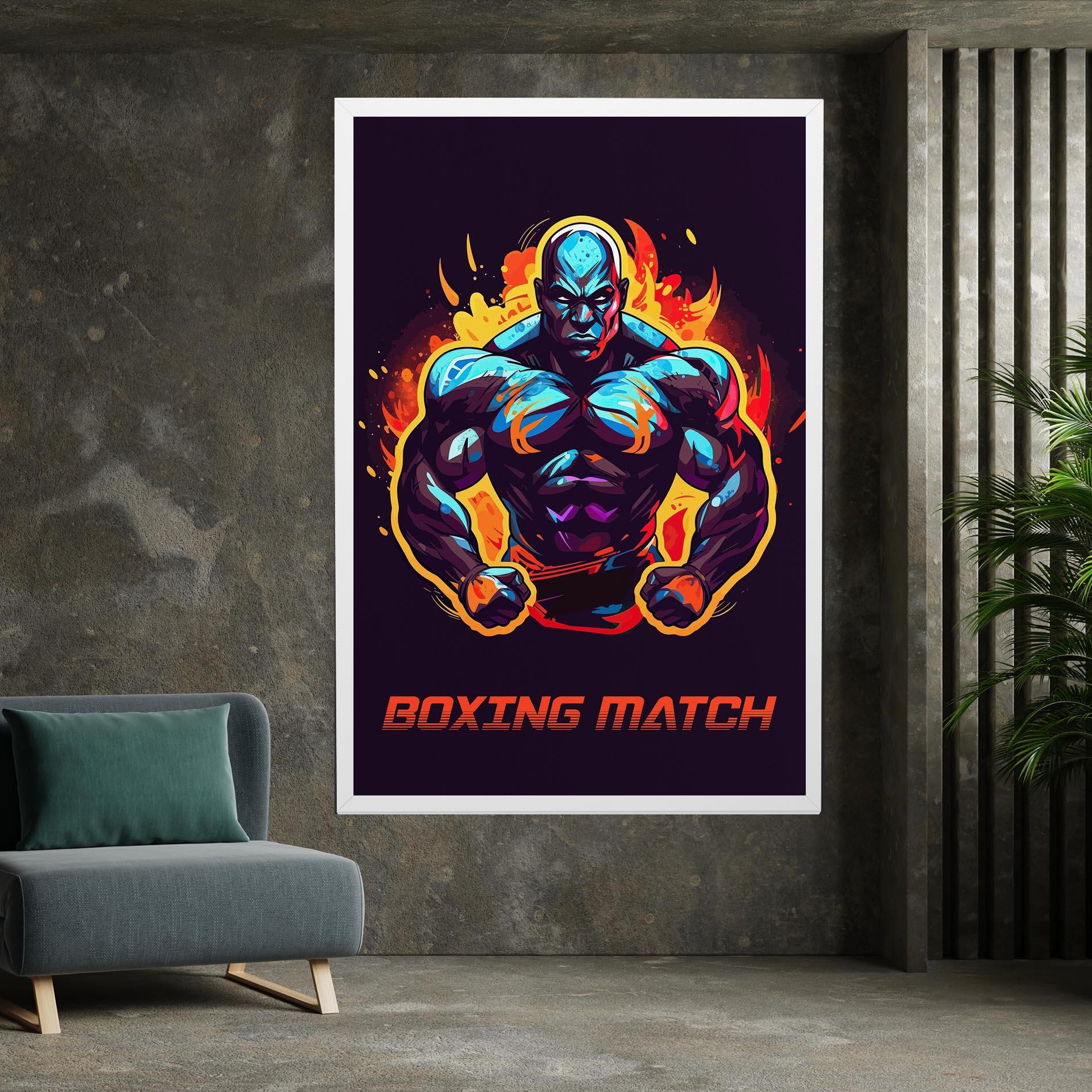 Leinwandbild Boxing Strong Match mockup 7