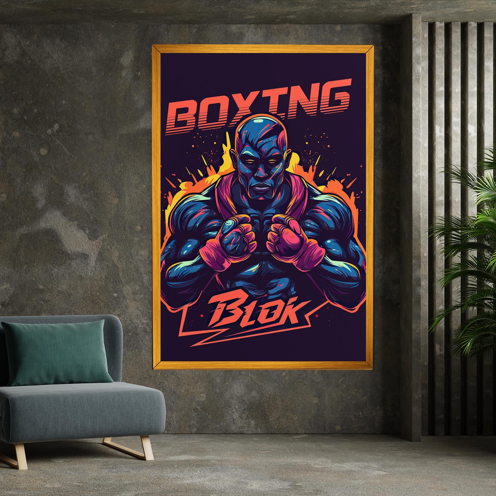 Boxing Blok mockup 7