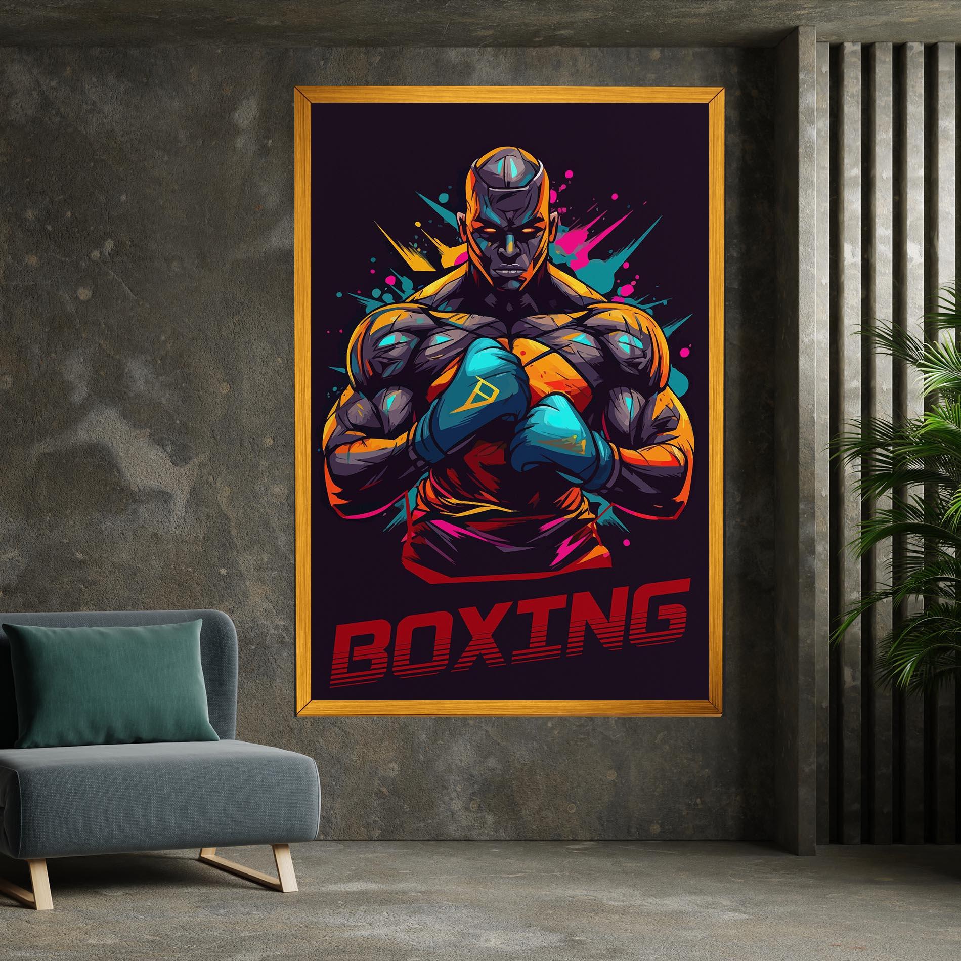 Leinwandbild Boxing Strong mockup 7