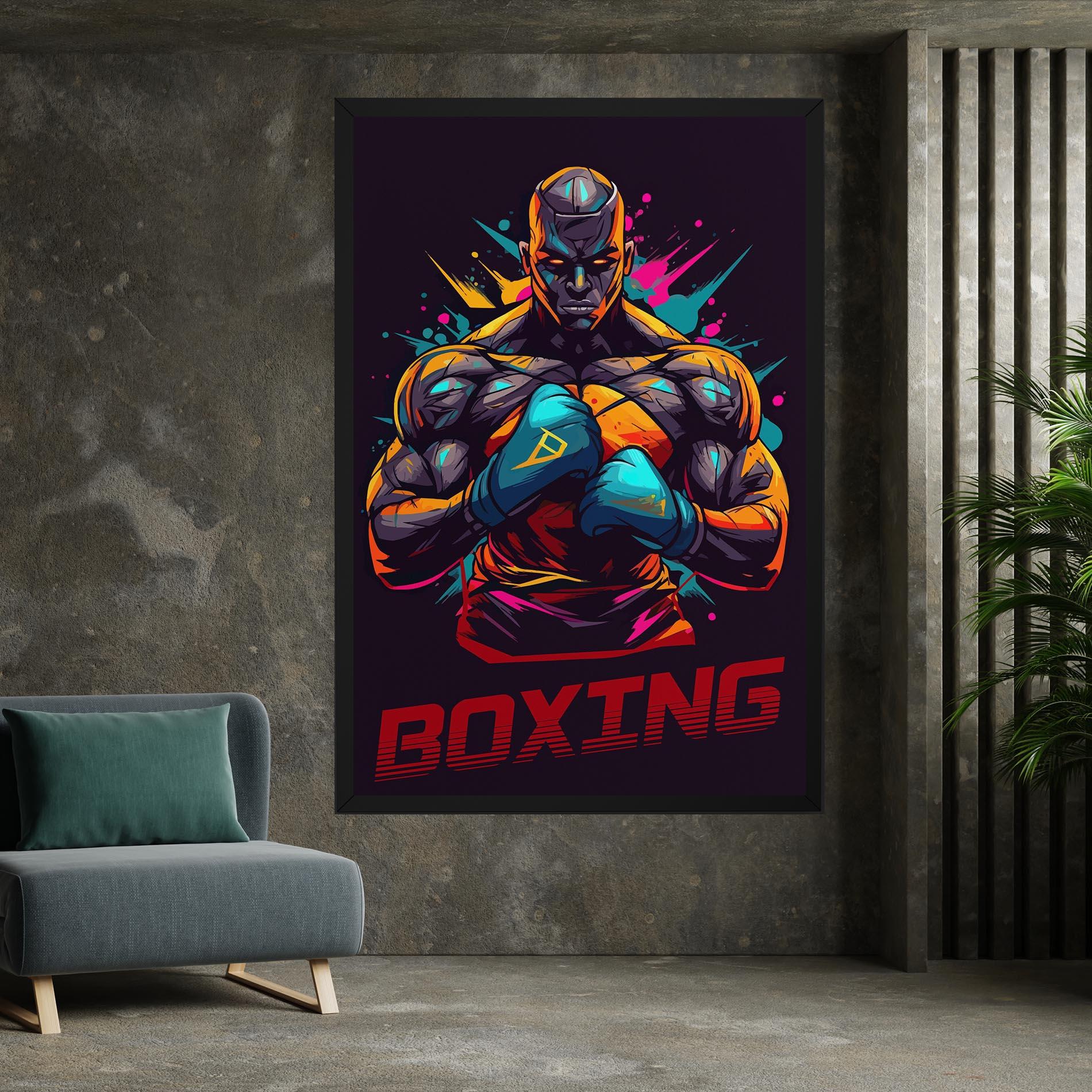 Leinwandbild Boxing Strong mockup 7